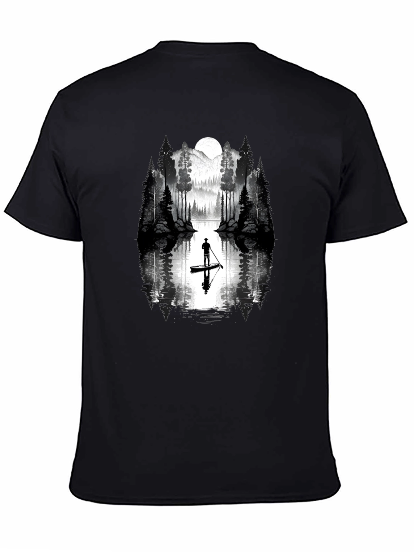 Nature Paddleboard T-Shirt - Black