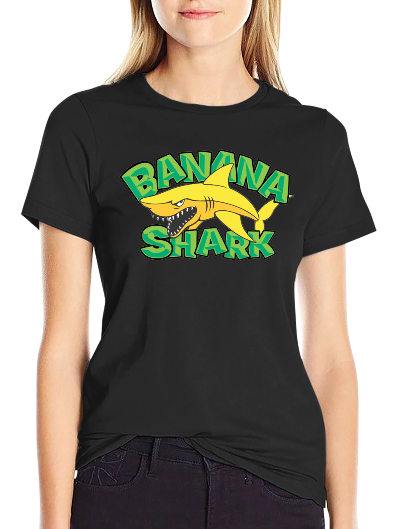 Banana Shark Graphic T-Shirt
