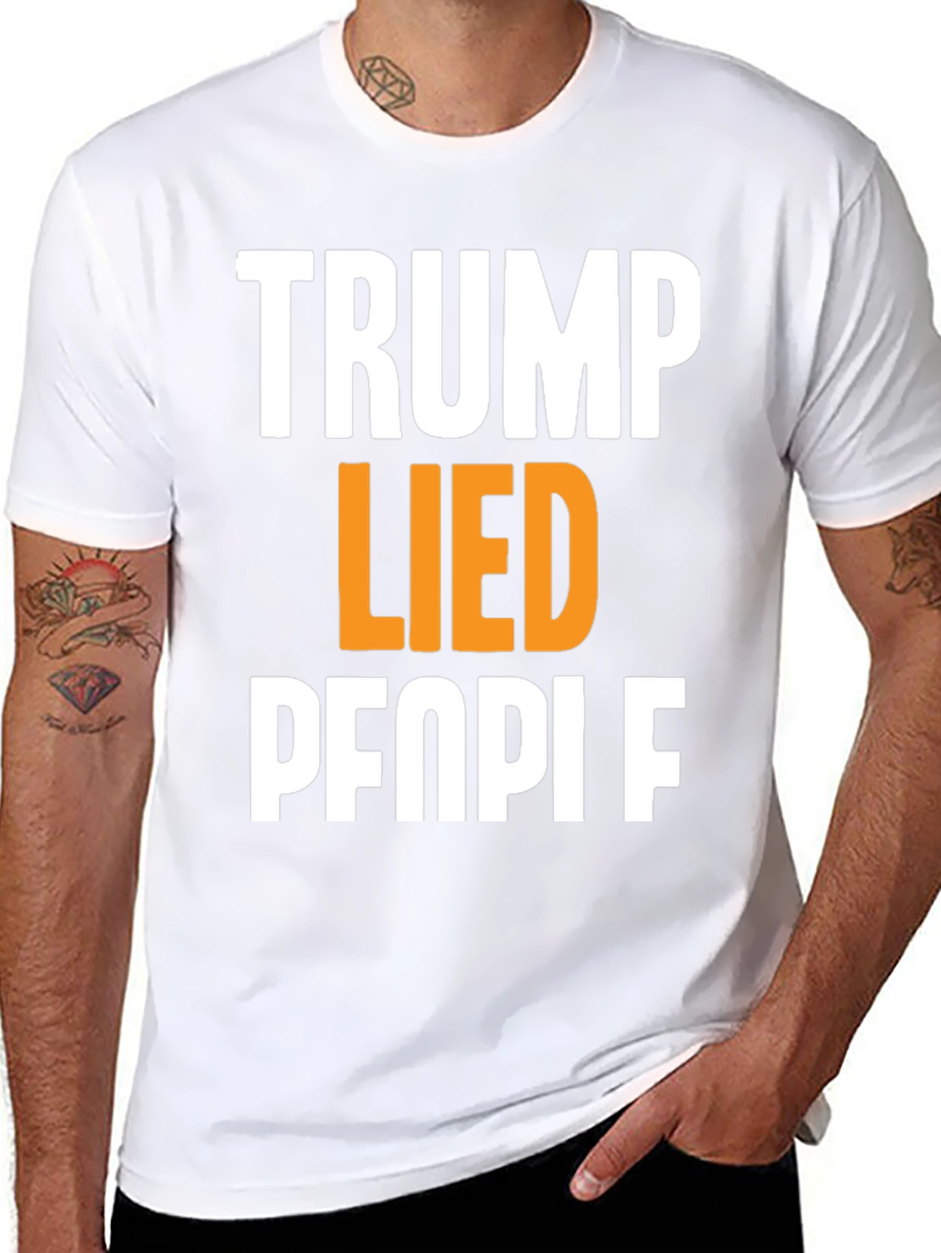 Trump Lied People Graphic T-Shirt