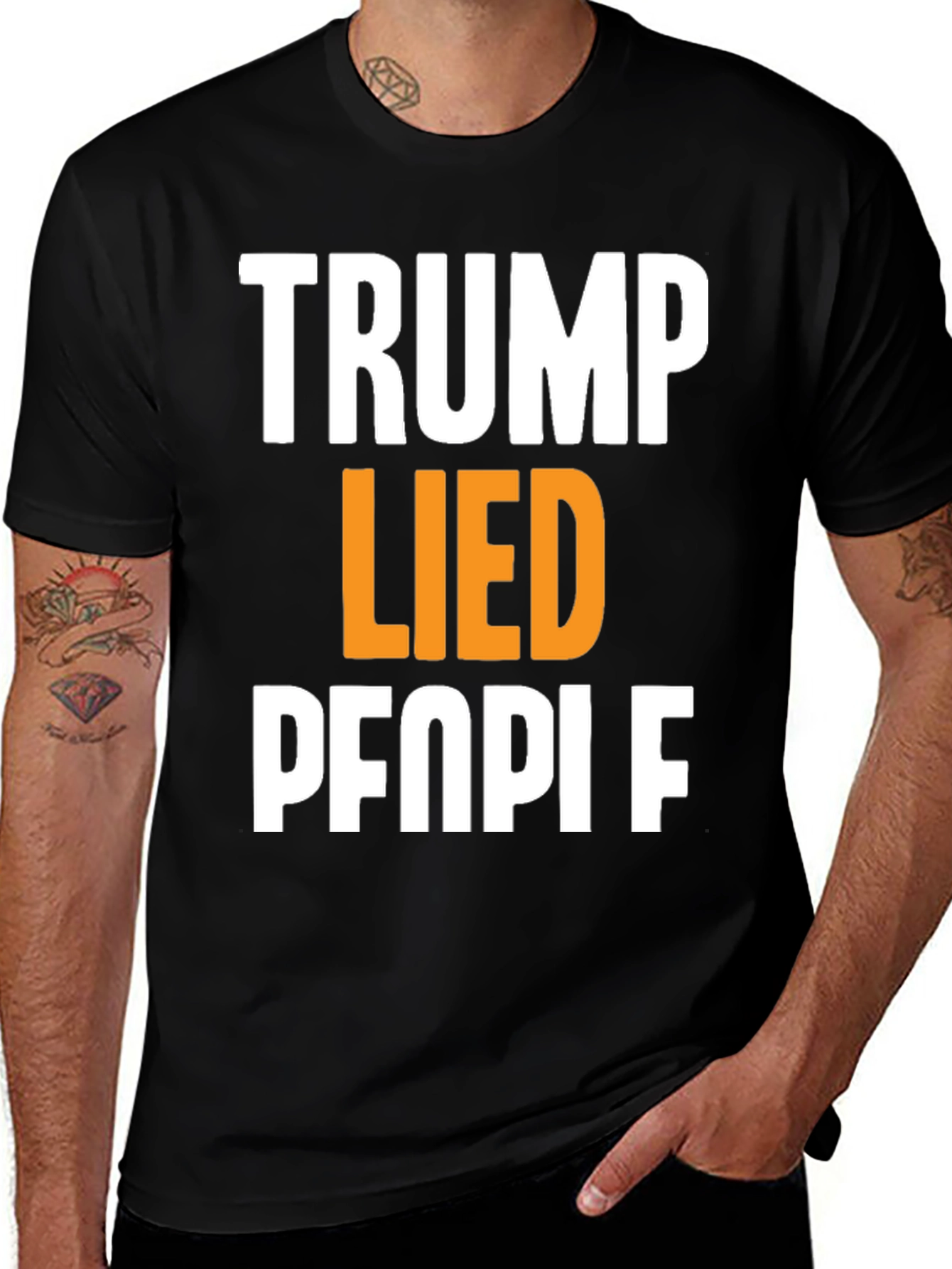 Trump Lied People Graphic T-Shirt