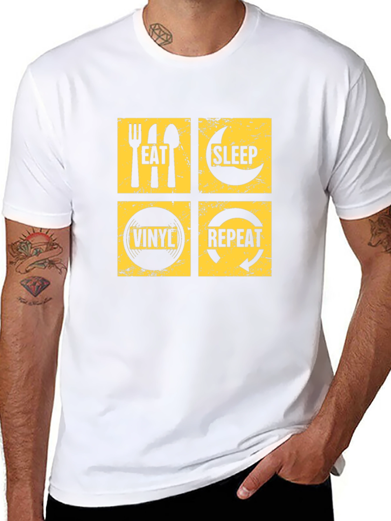 Eat Sleep Vinyl Repeat T-Shirt