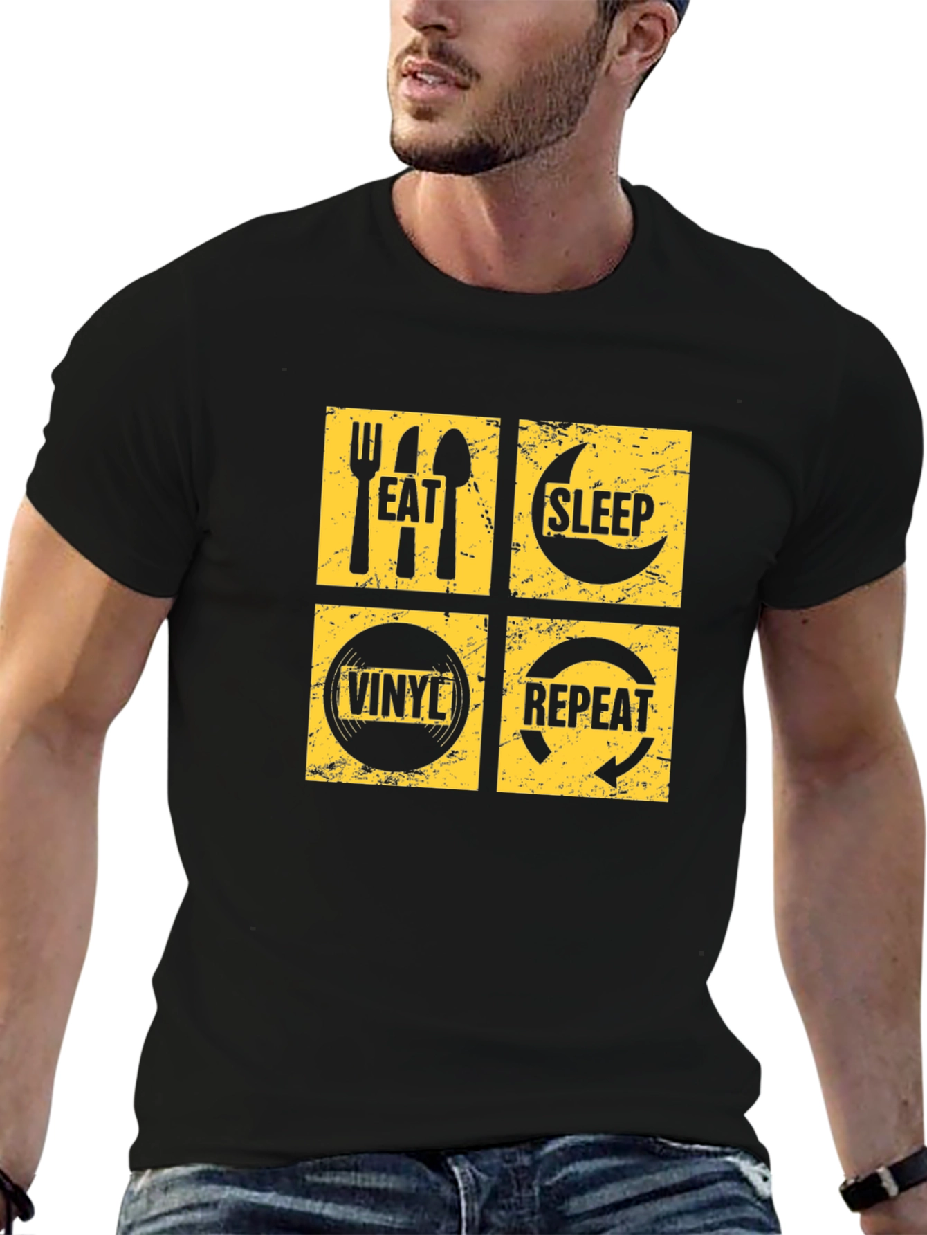 Eat Sleep Vinyl Repeat T-Shirt