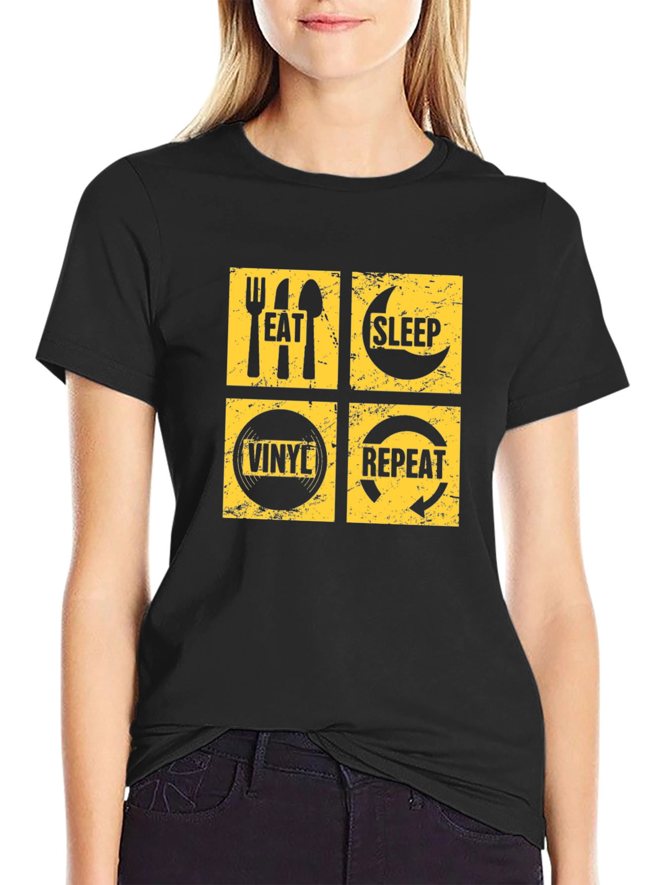 Eat Sleep Vinyl Repeat T-Shirt