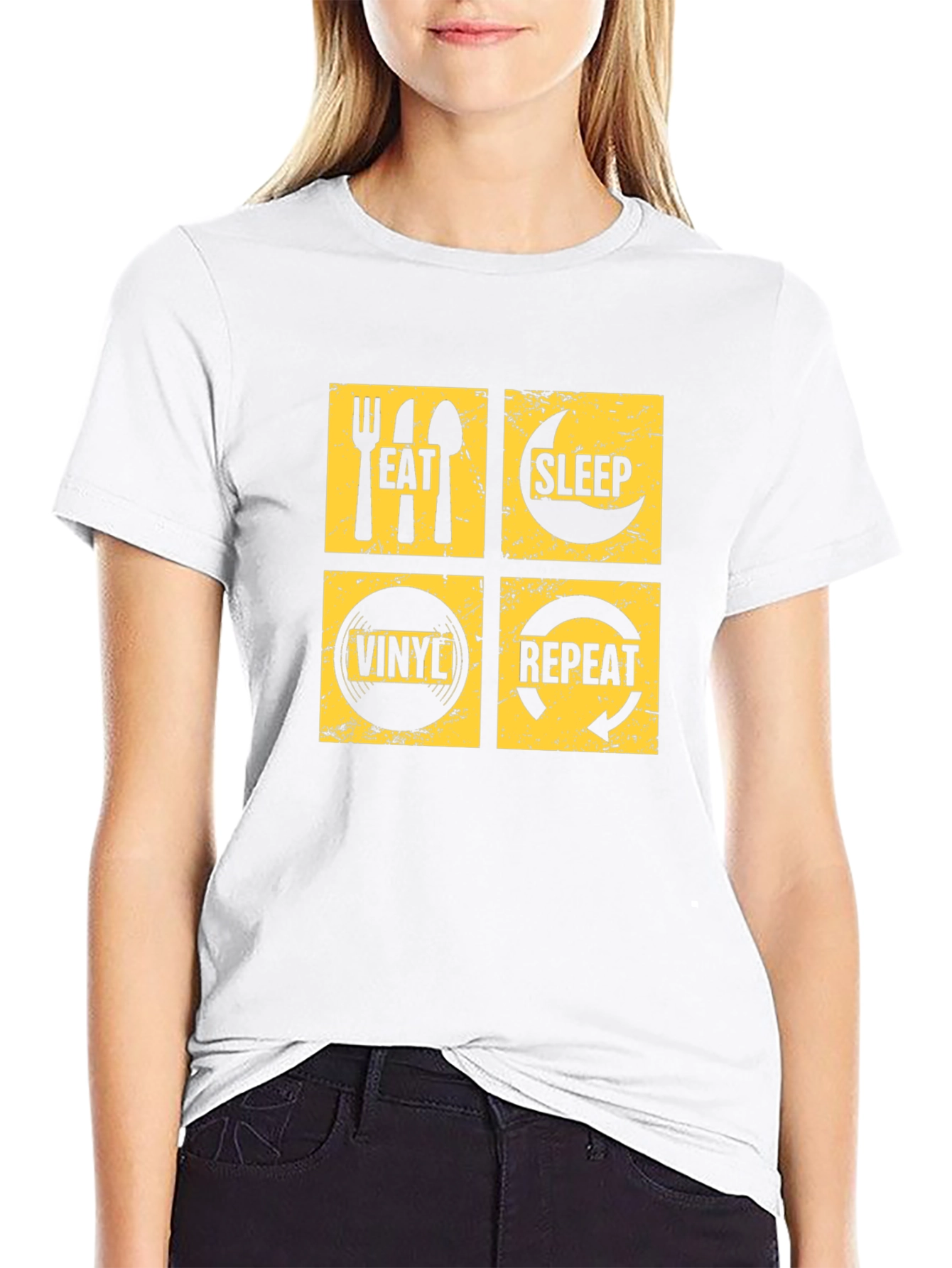 Eat Sleep Vinyl Repeat T-Shirt