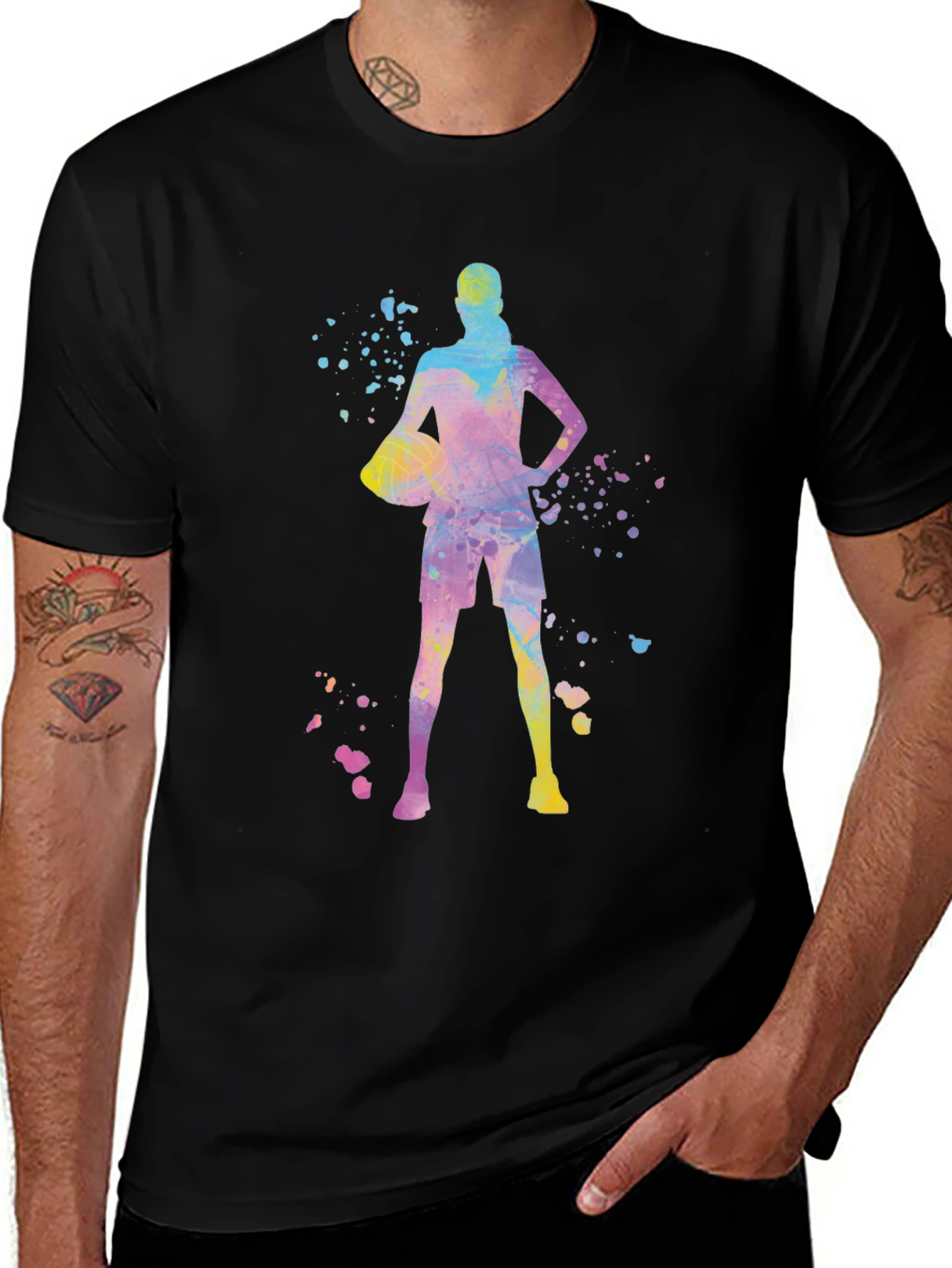 Basketball Player Graphic Tee