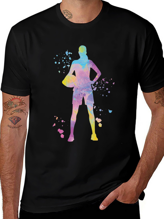 Basketball Player Graphic Tee