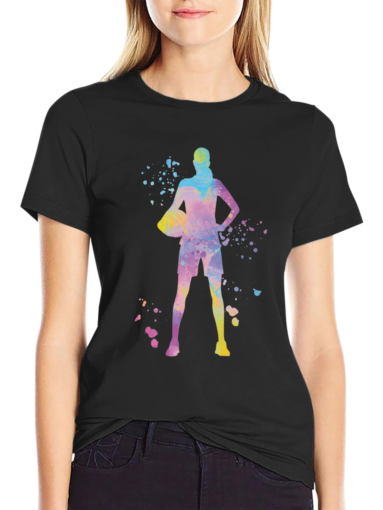 Basketball Player Graphic Tee