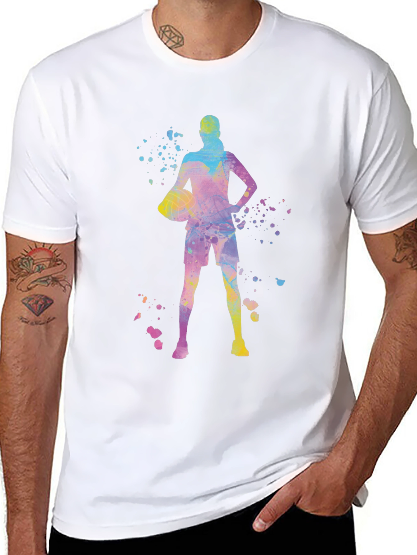 Basketball Player Graphic Tee