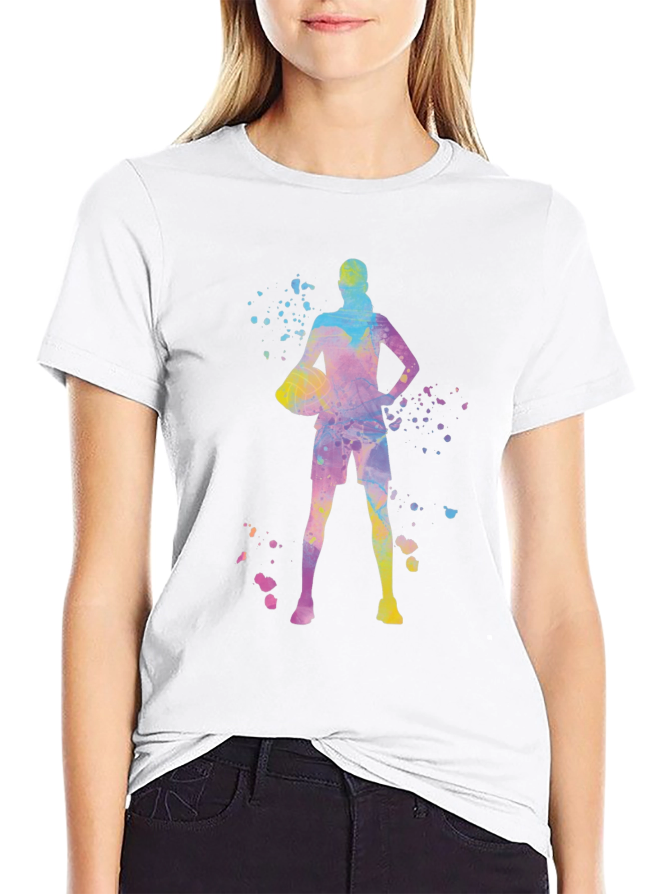 Basketball Player Graphic Tee