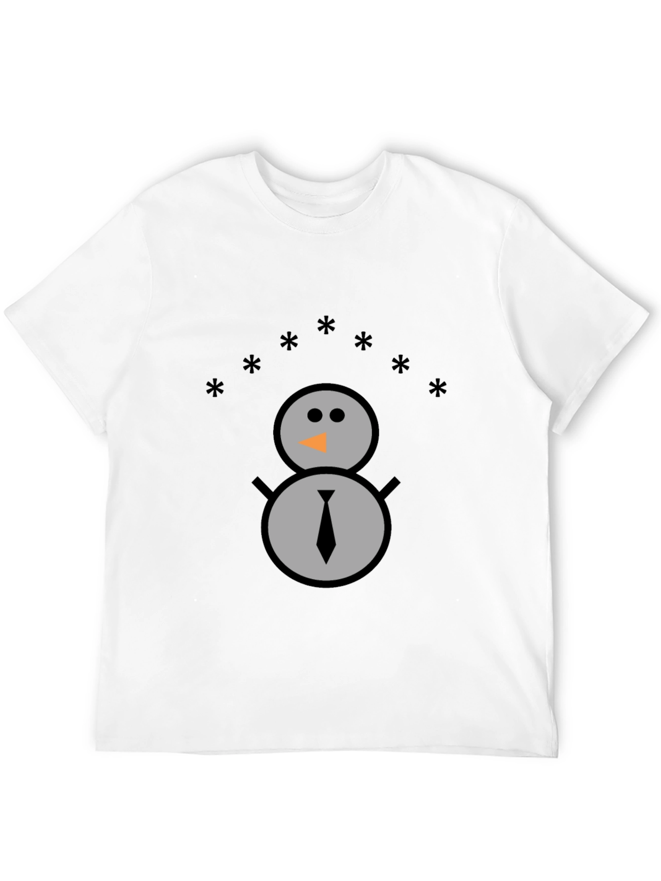 Snowman Graphic Tee - Festive Winter Shirt