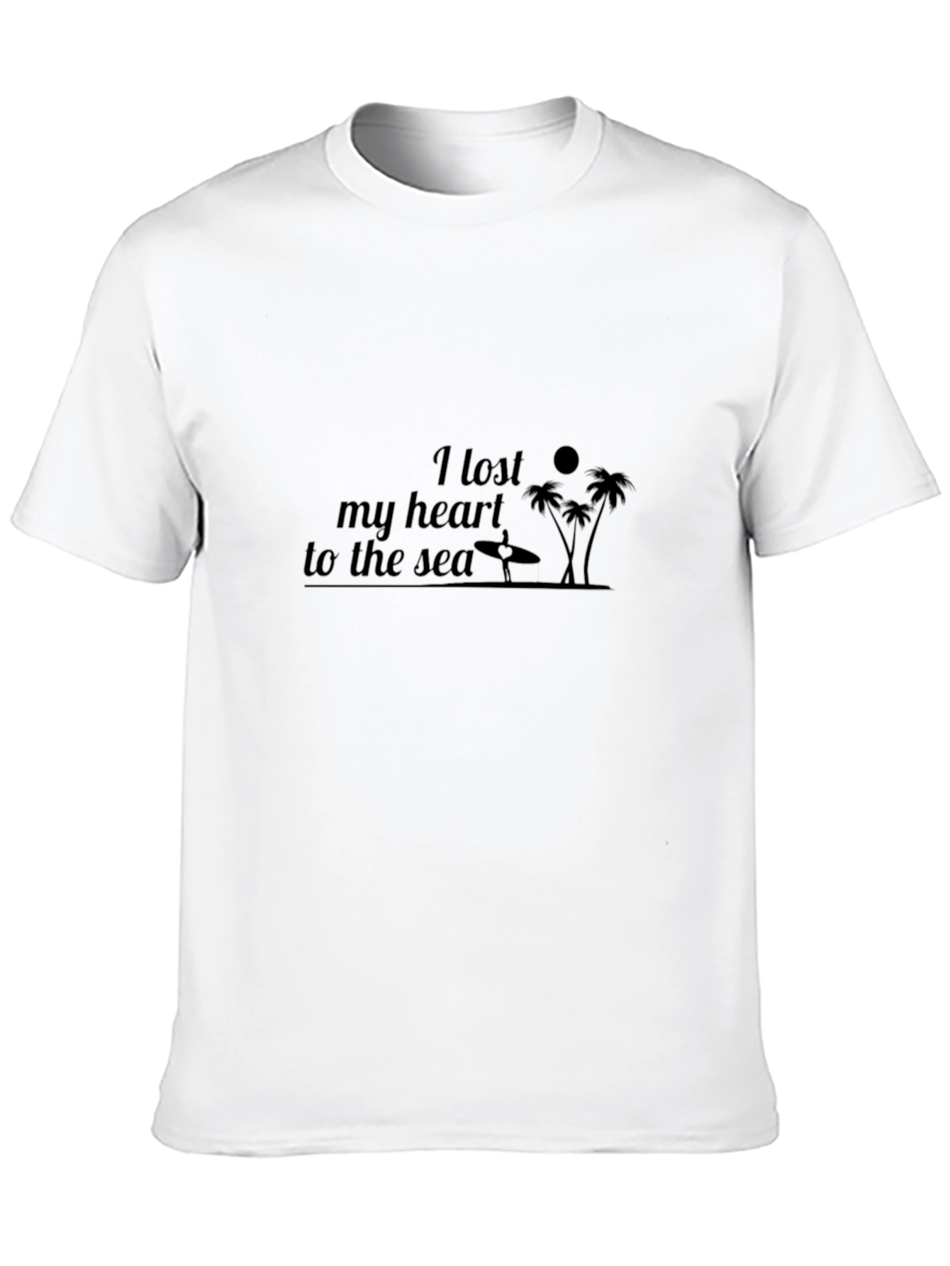 Lost My Heart to the Sea Black T-Shirt