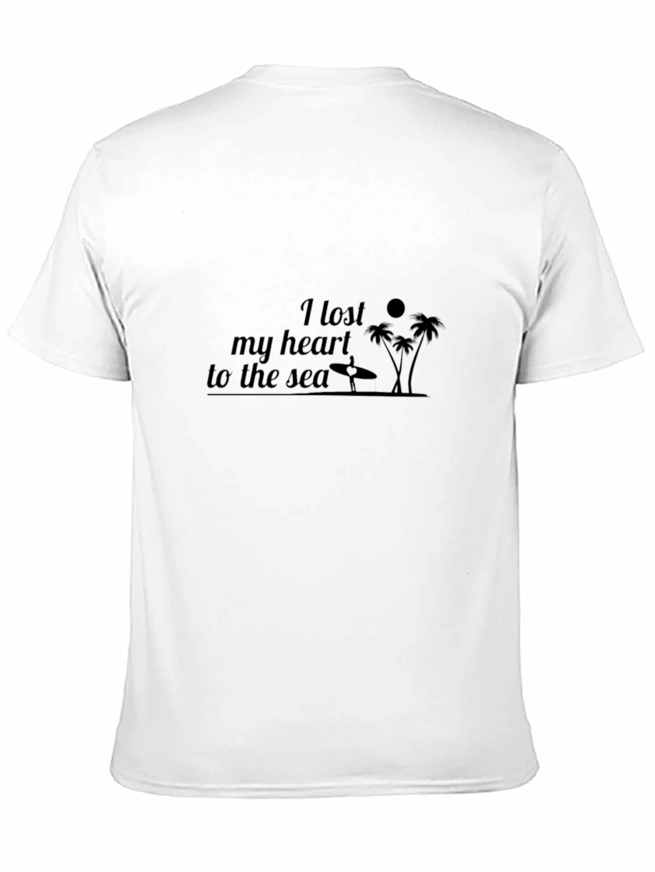 Lost My Heart to the Sea Black T-Shirt