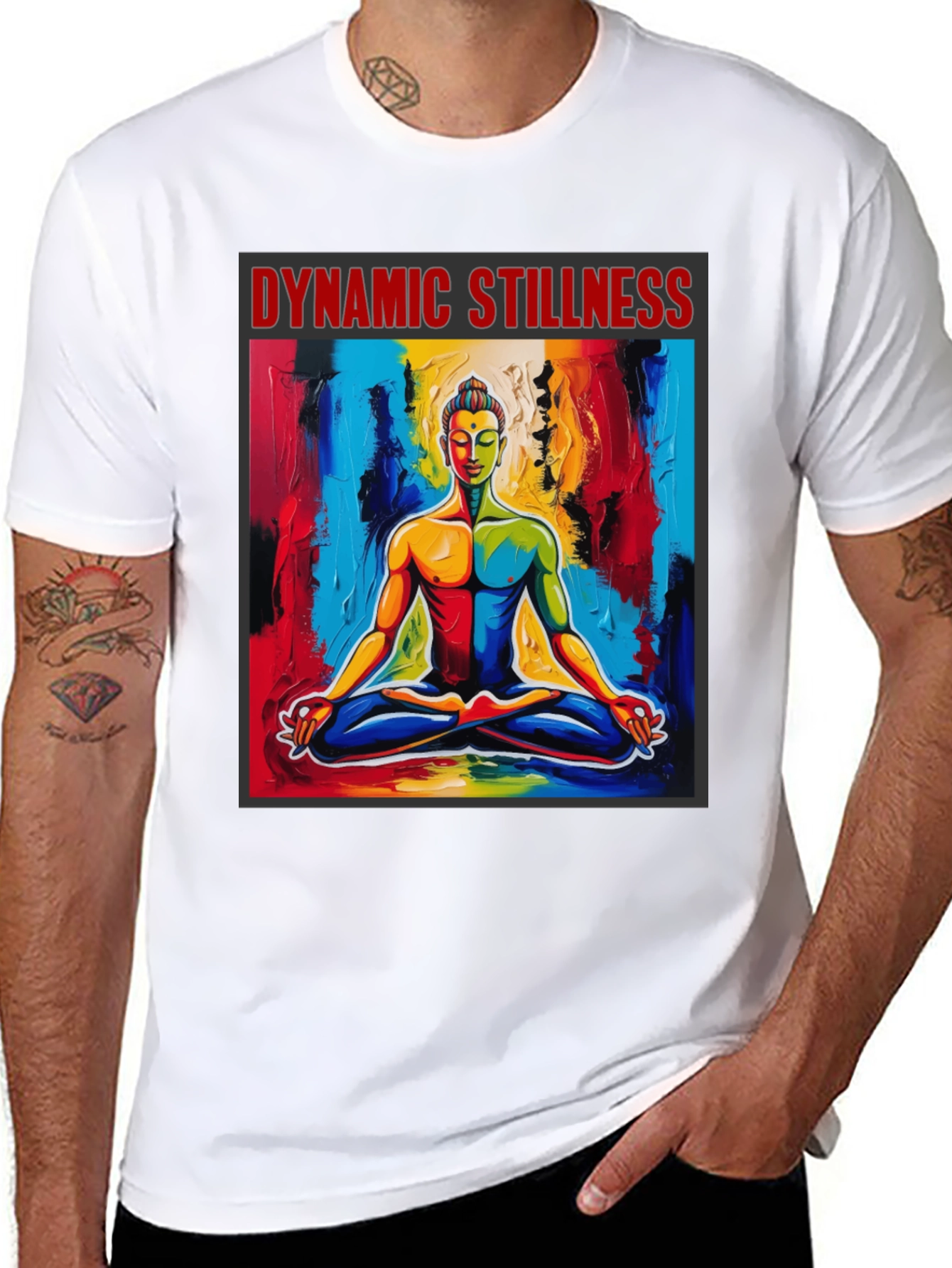 Dynamic Stillness Graphic T-Shirt