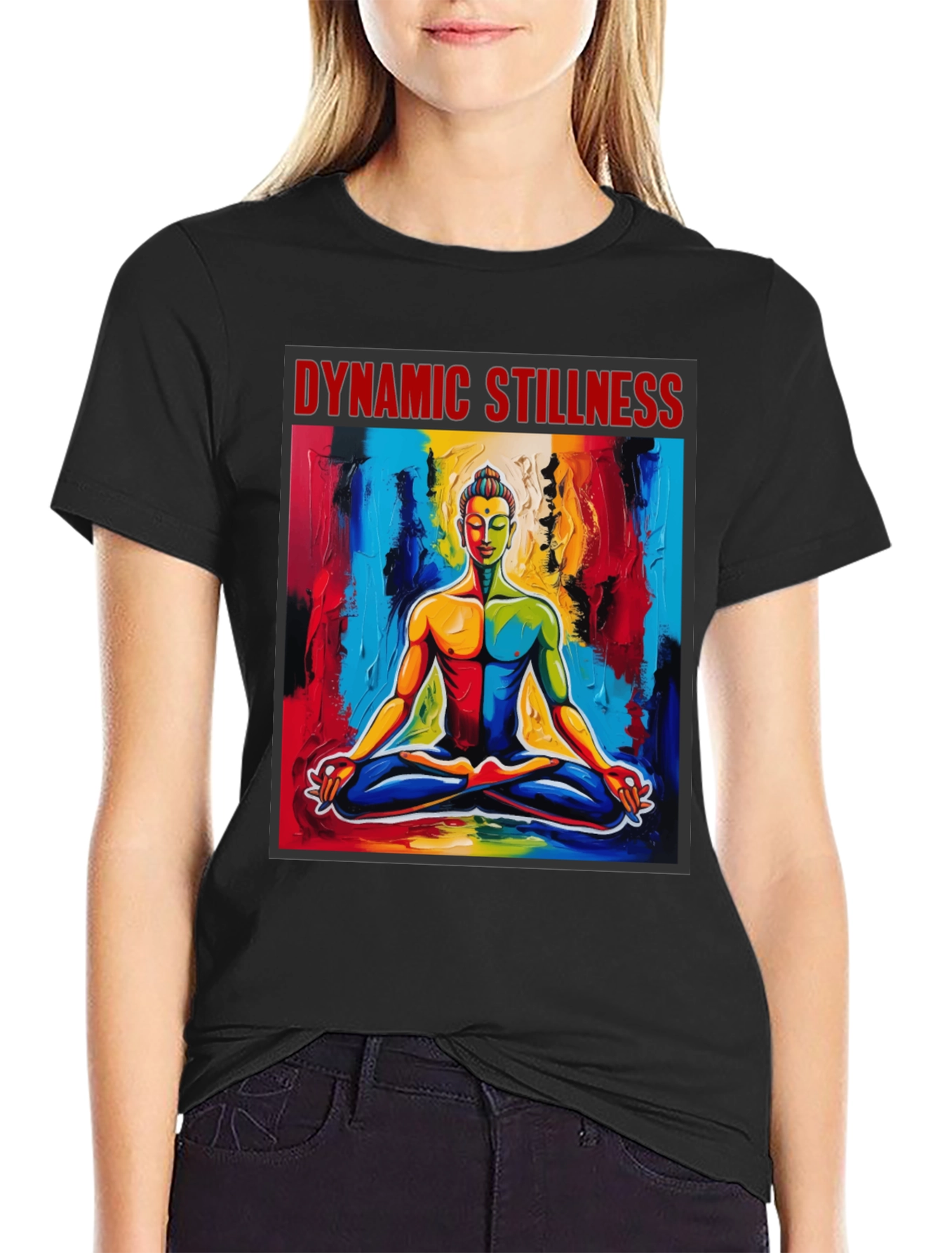 Dynamic Stillness Graphic T-Shirt