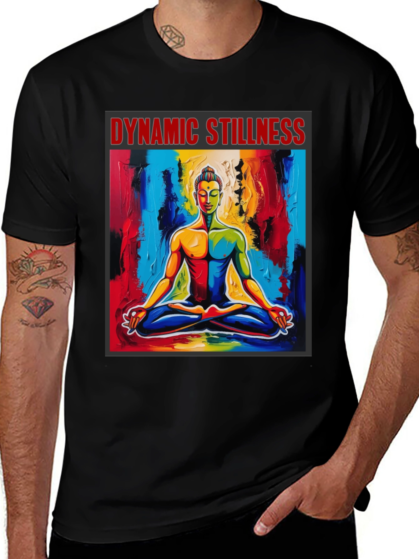 Dynamic Stillness Graphic T-Shirt