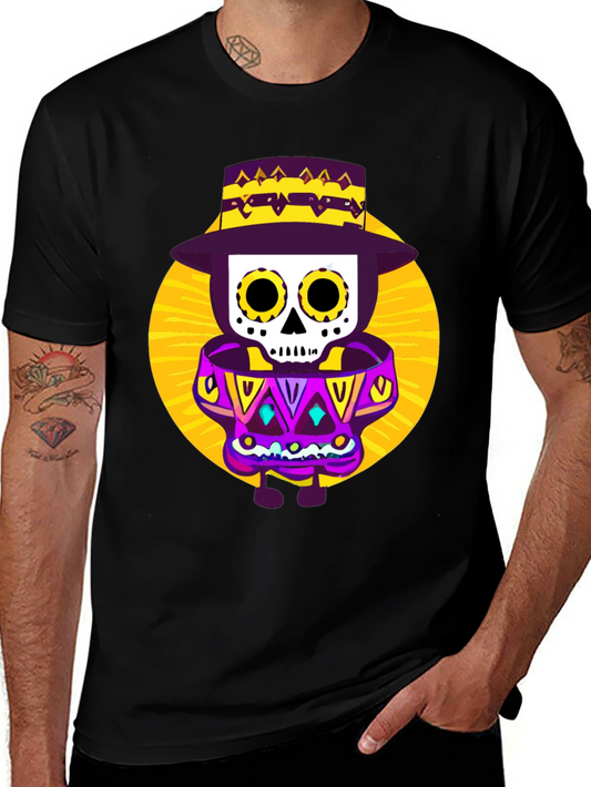 Day of the Dead T-Shirt - Sugar Skull Design