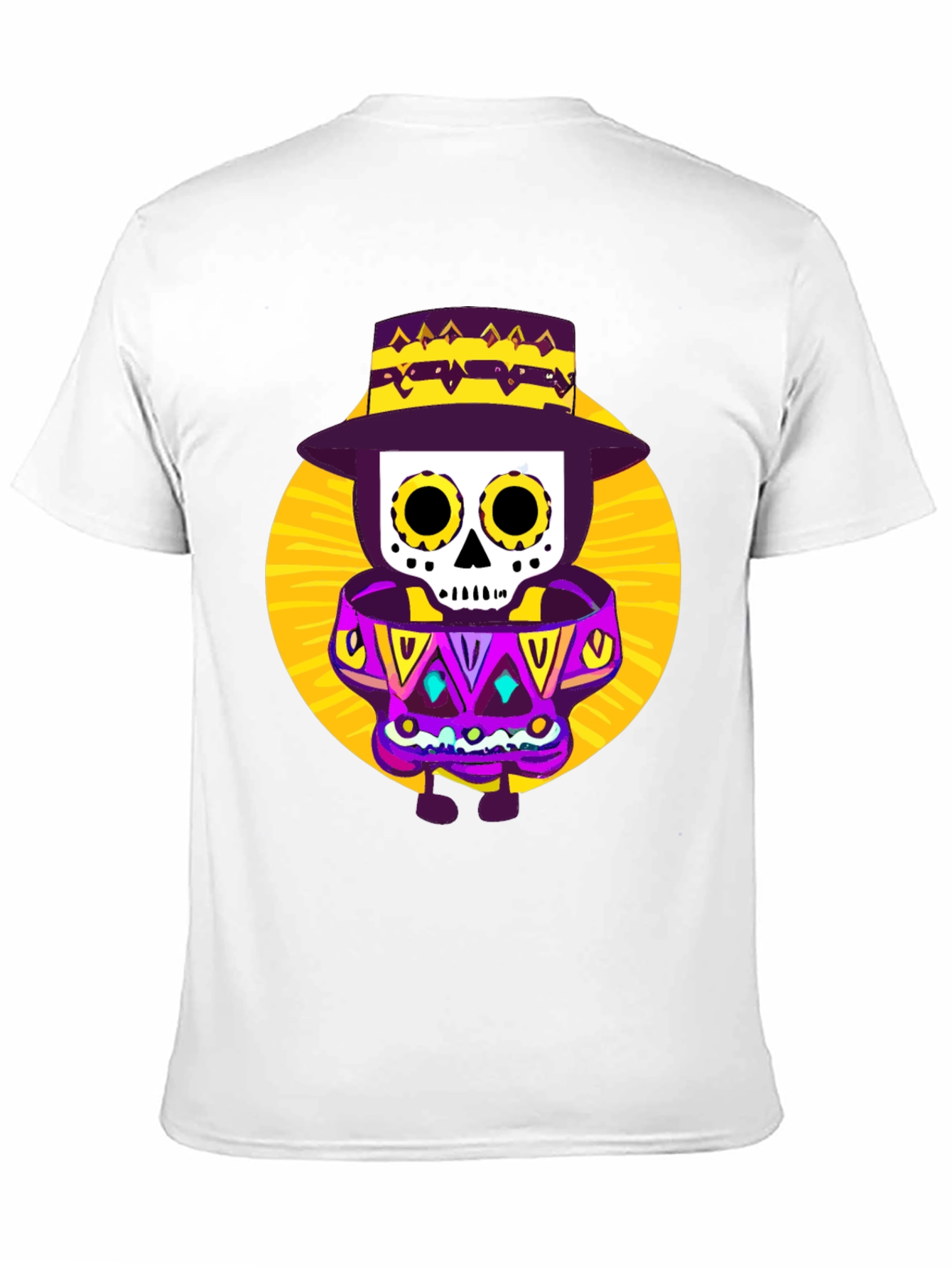 Day of the Dead T-Shirt - Sugar Skull Design