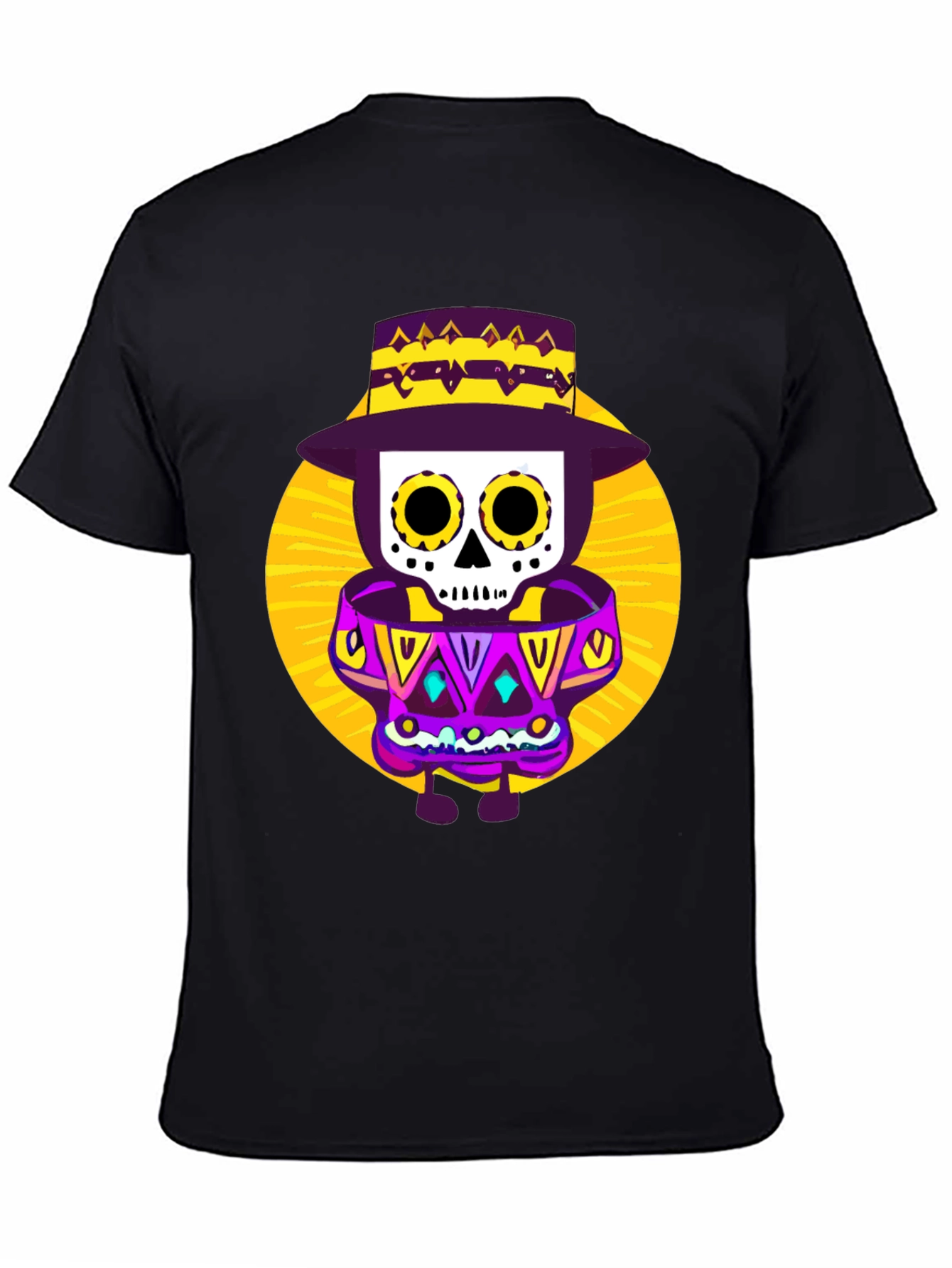 Day of the Dead T-Shirt - Sugar Skull Design
