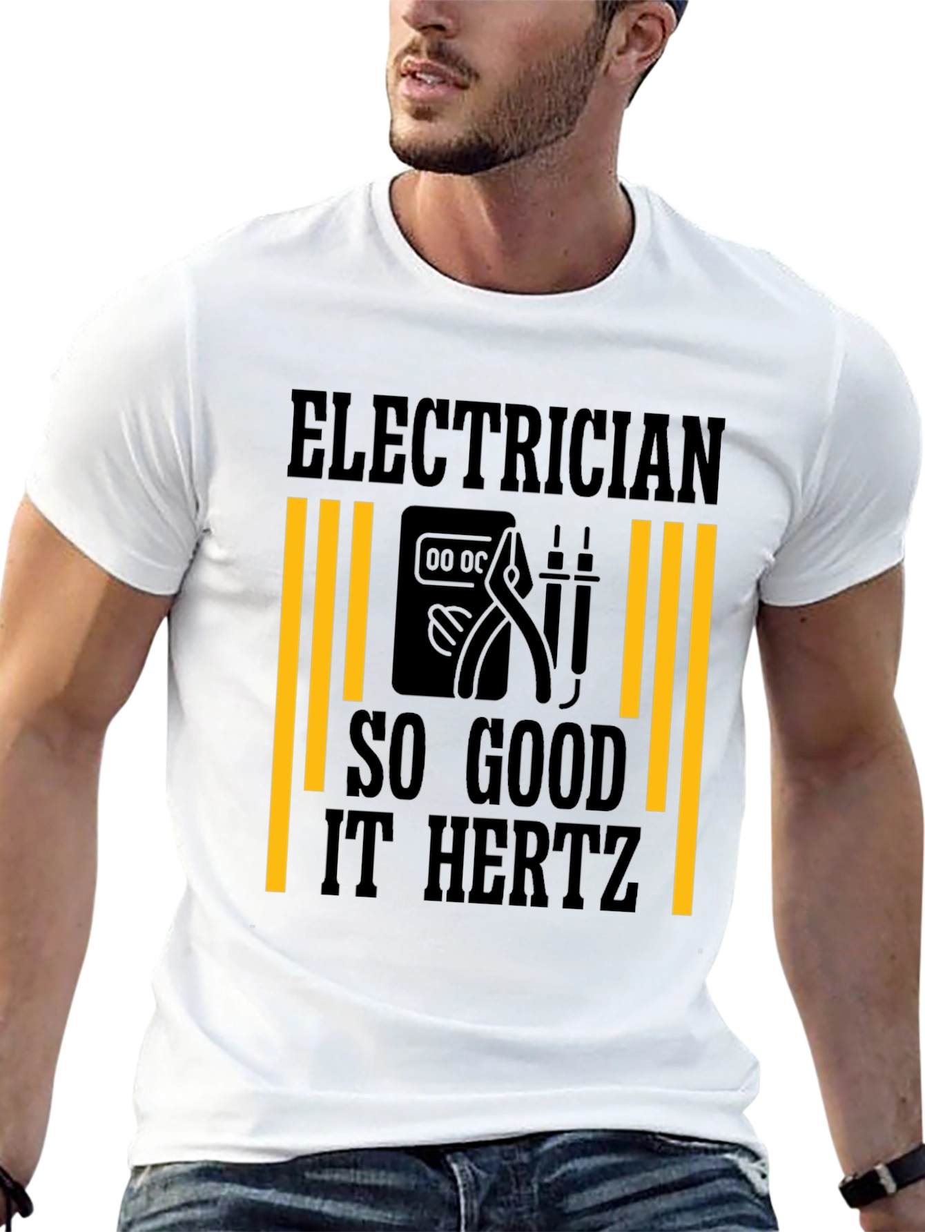 Electrician Humor T-Shirt - So Good It Hertz
