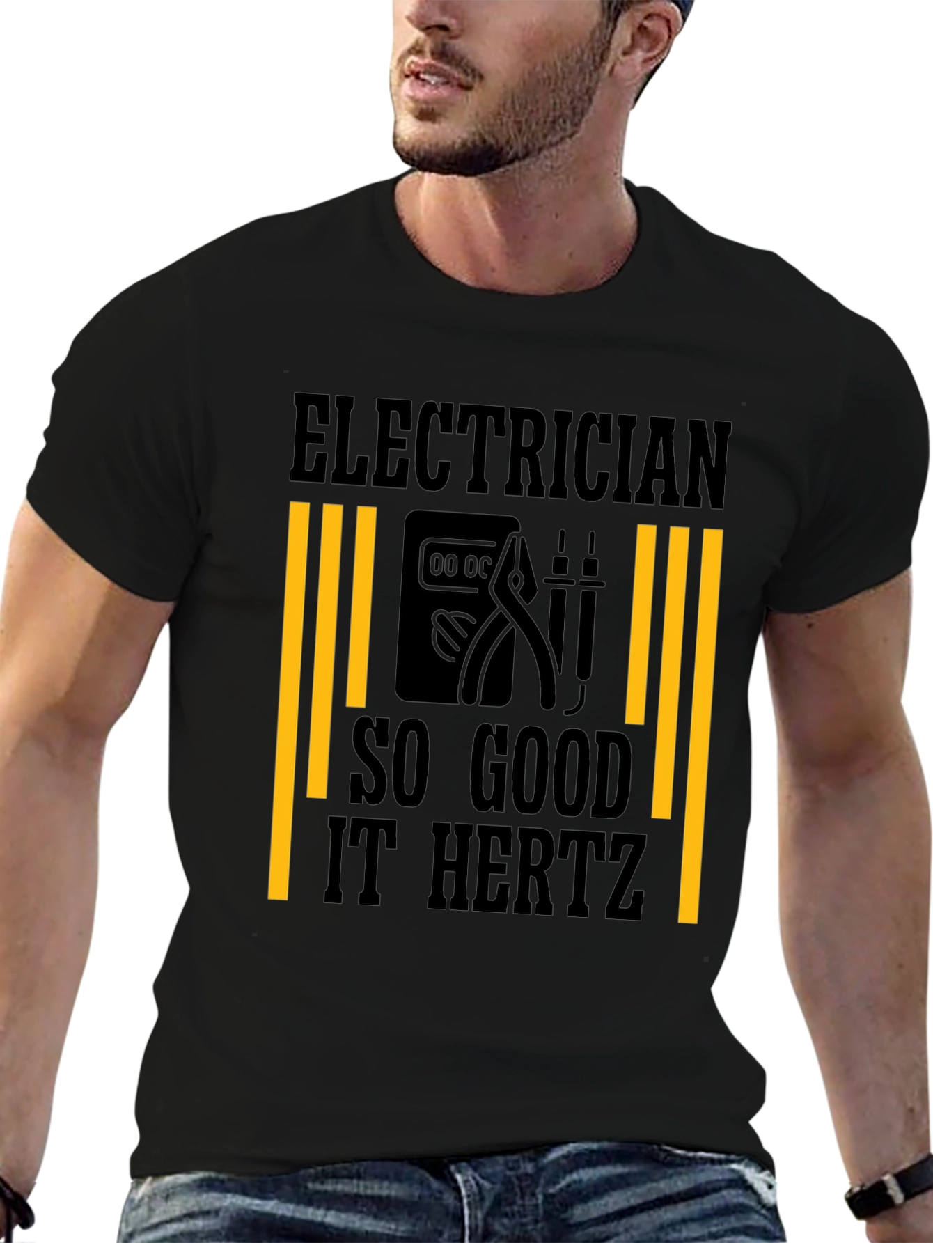 Electrician Humor T-Shirt - So Good It Hertz