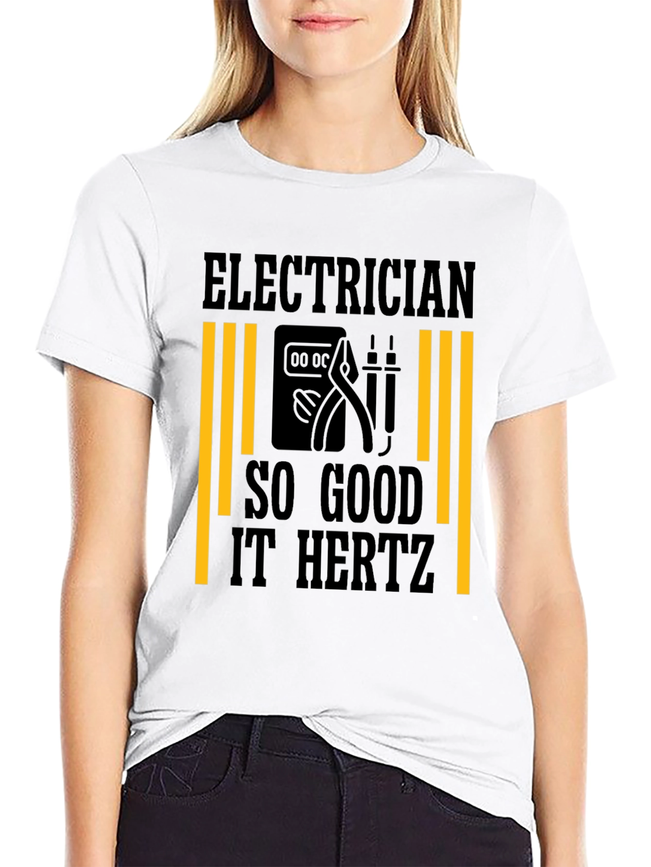 Electrician Humor T-Shirt - So Good It Hertz