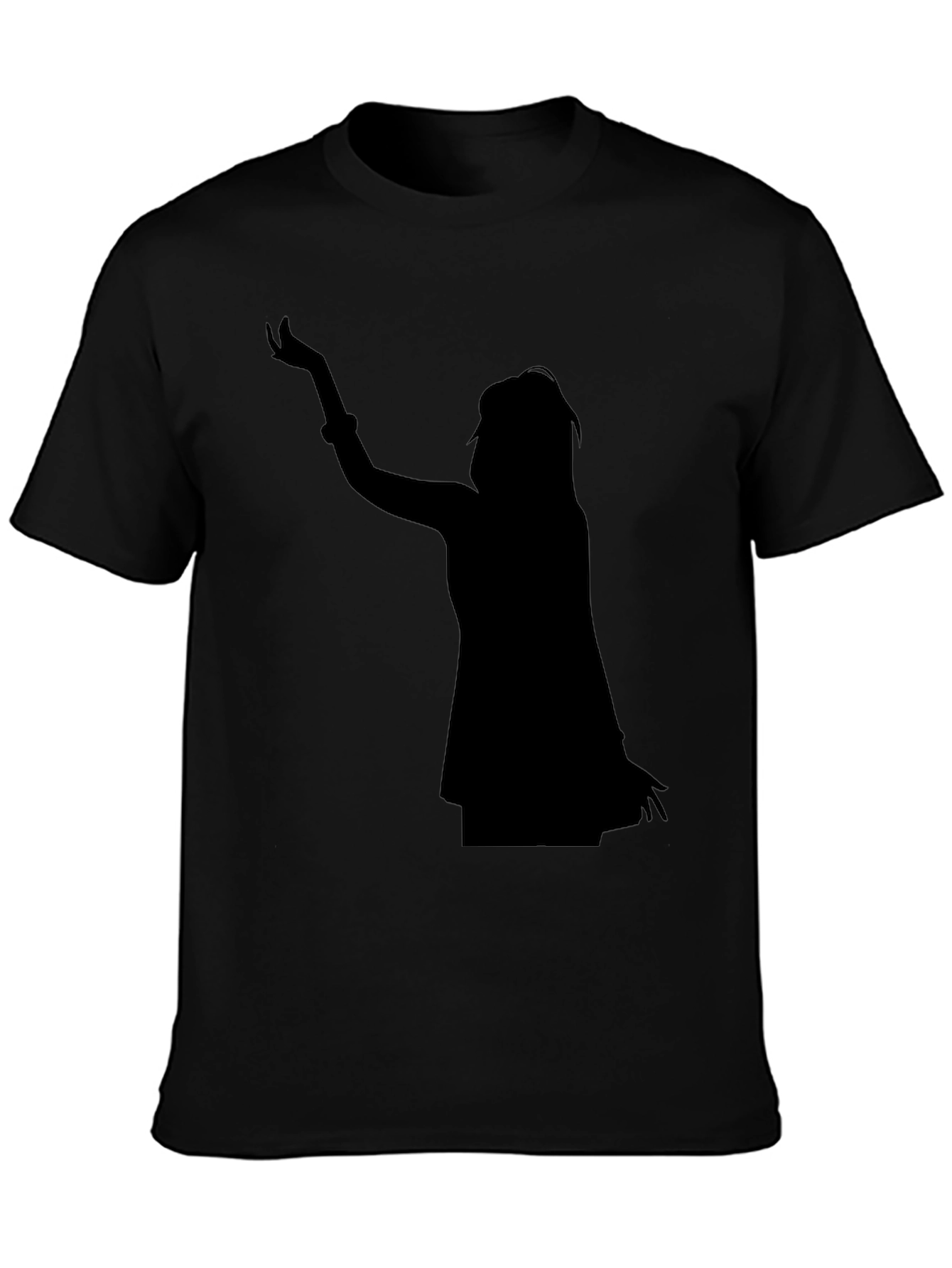 Silhouette Dancer Graphic Black T-Shirt