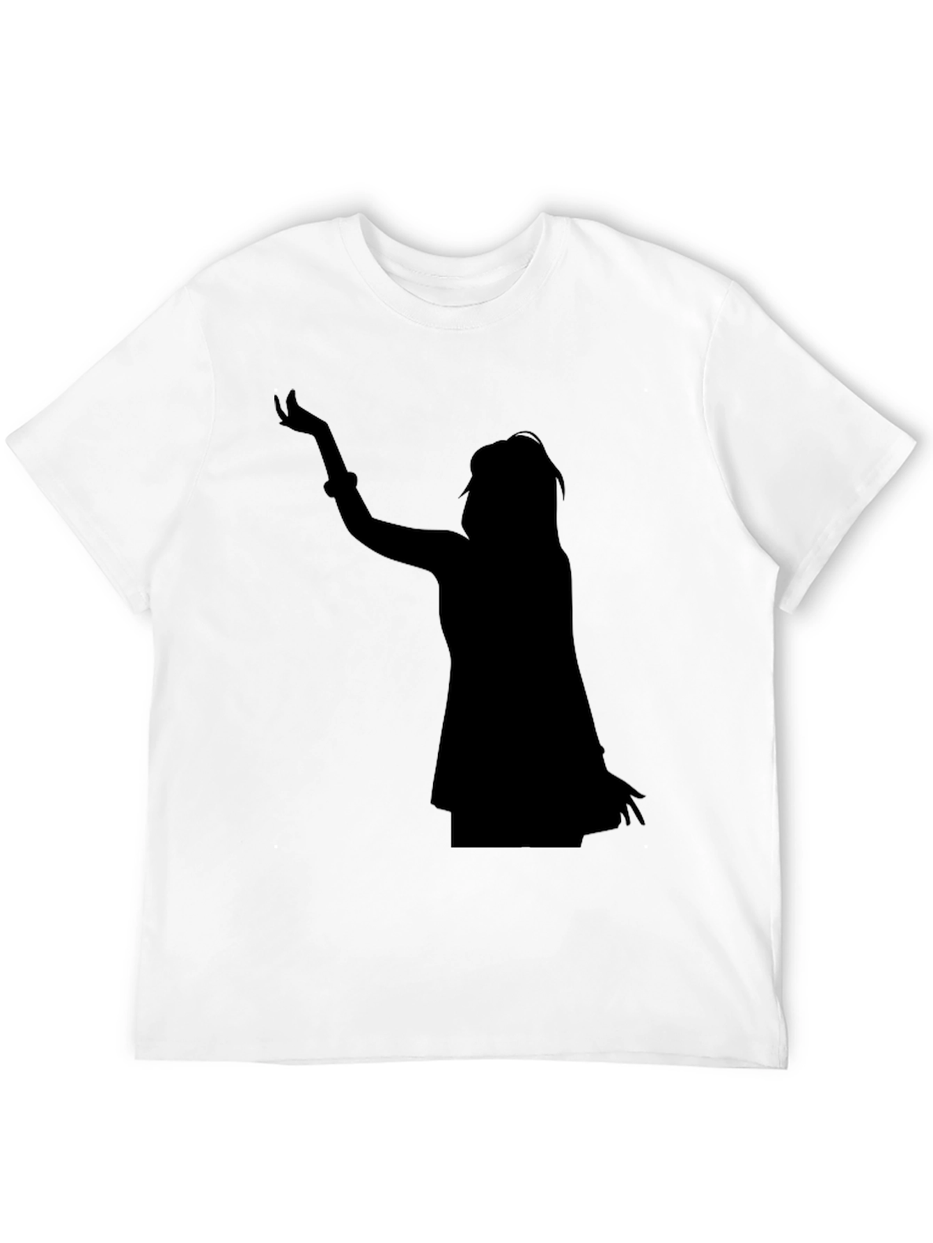 Silhouette Dancer Graphic Black T-Shirt