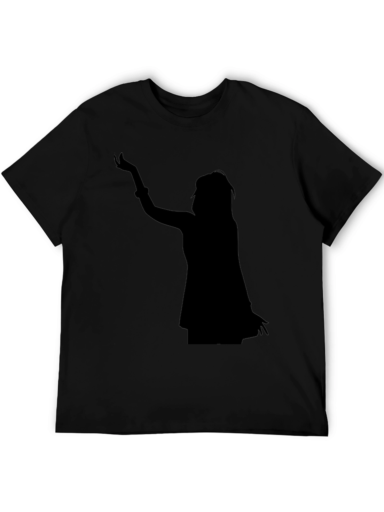 Silhouette Dancer Graphic Black T-Shirt