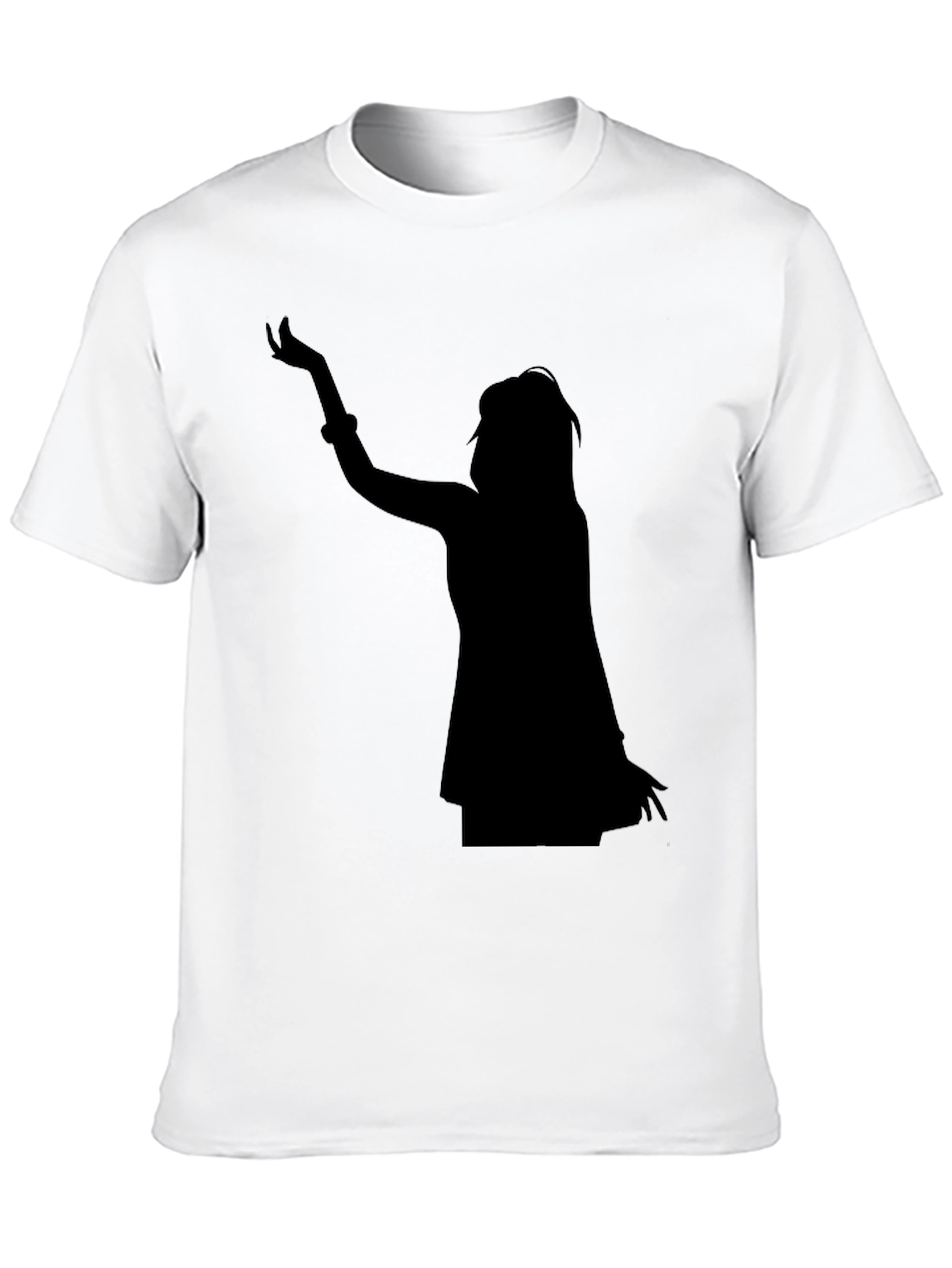 Silhouette Dancer Graphic Black T-Shirt