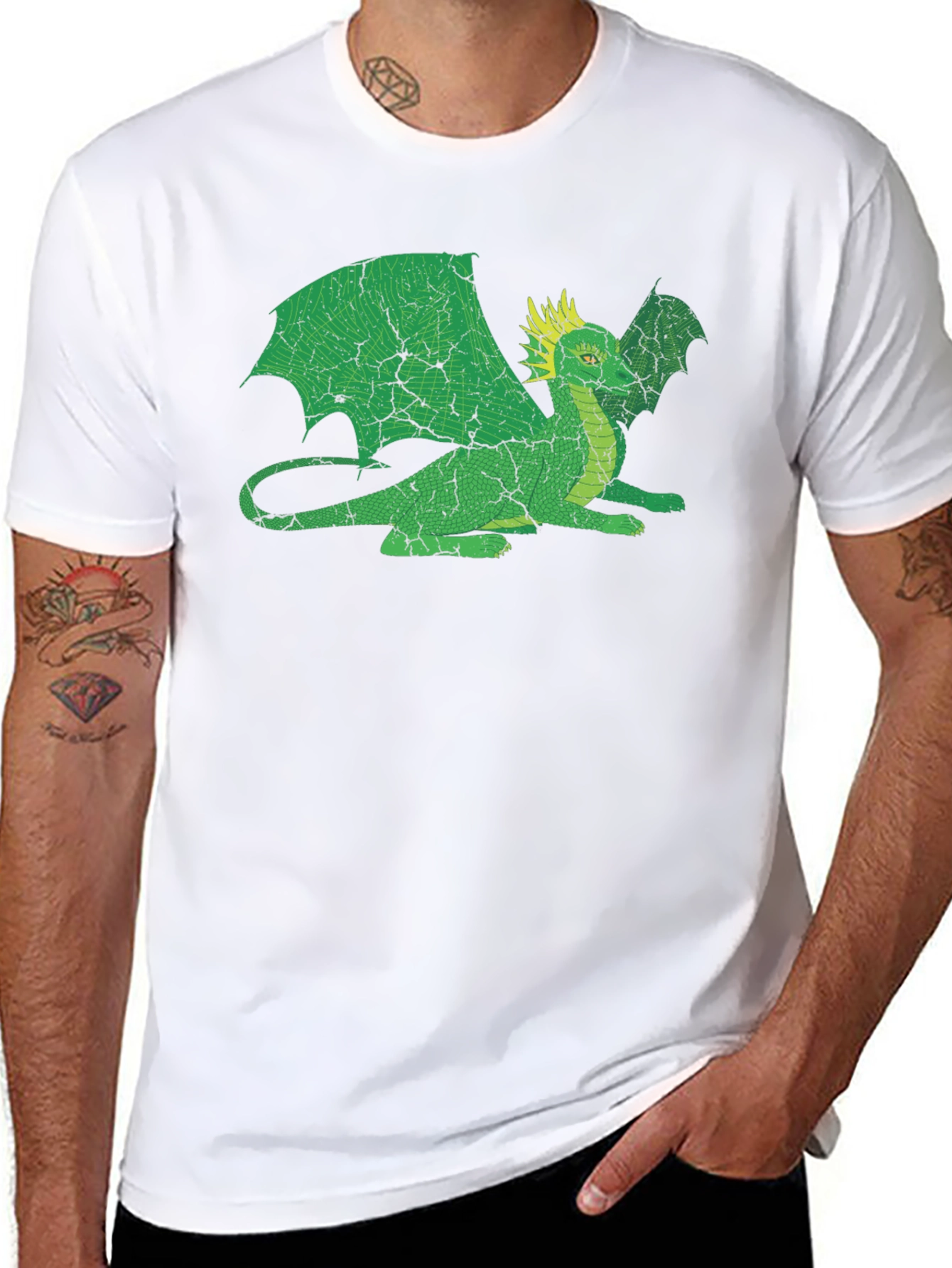 Cool Green Dragon T-Shirt