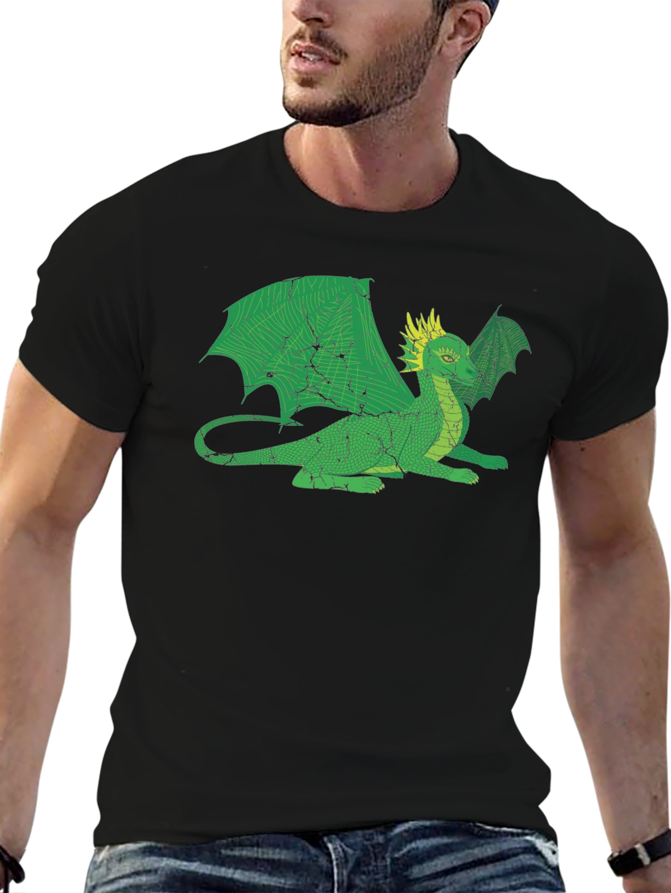 Cool Green Dragon T-Shirt