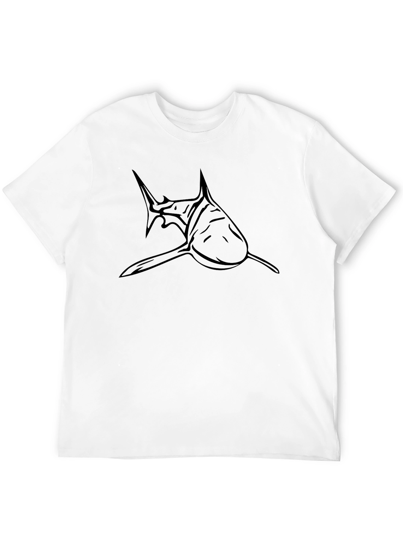 Shark Graphic Black T-Shirt
