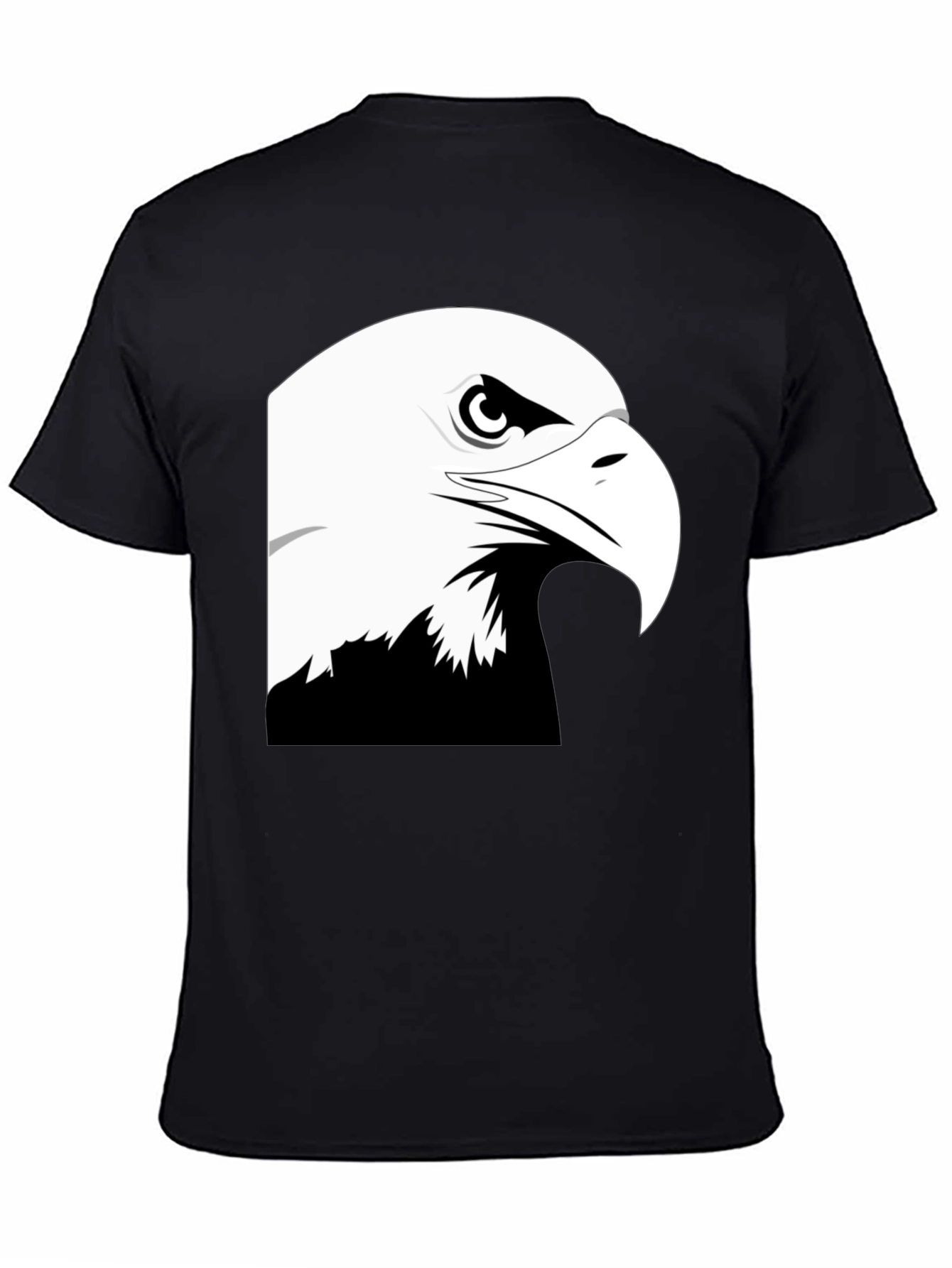 Eagle Graphic Black T-Shirt - Patriotic Style