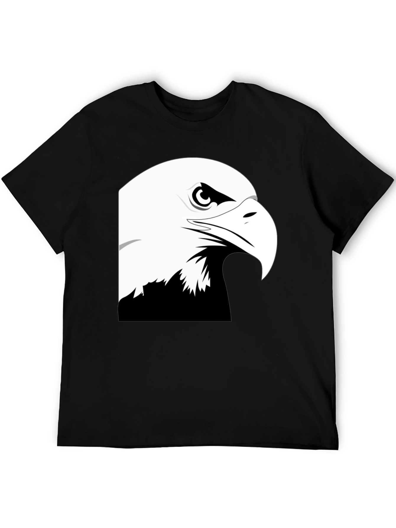 Eagle Graphic Black T-Shirt - Patriotic Style