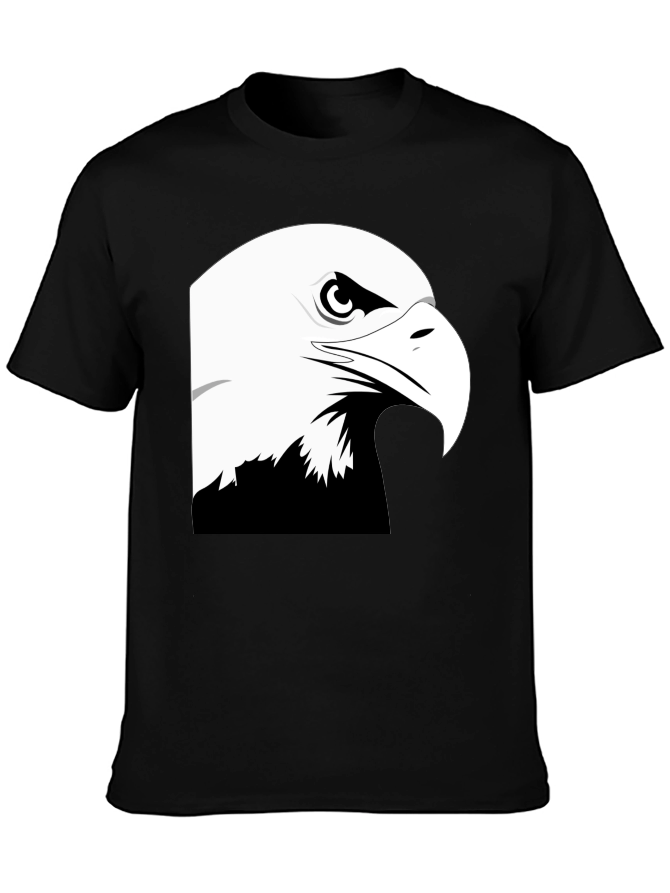 Eagle Graphic Black T-Shirt - Patriotic Style