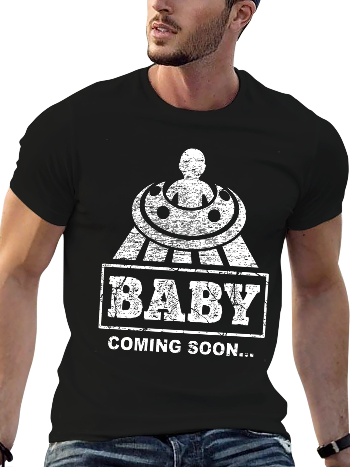 Baby Coming Soon T-Shirt - Funny Pregnancy Announcement Tee