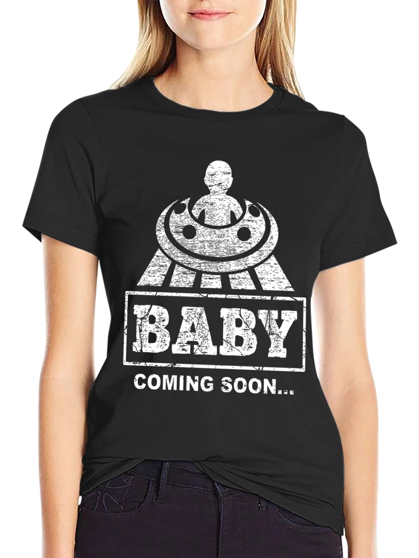 Baby Coming Soon T-Shirt - Funny Pregnancy Announcement Tee