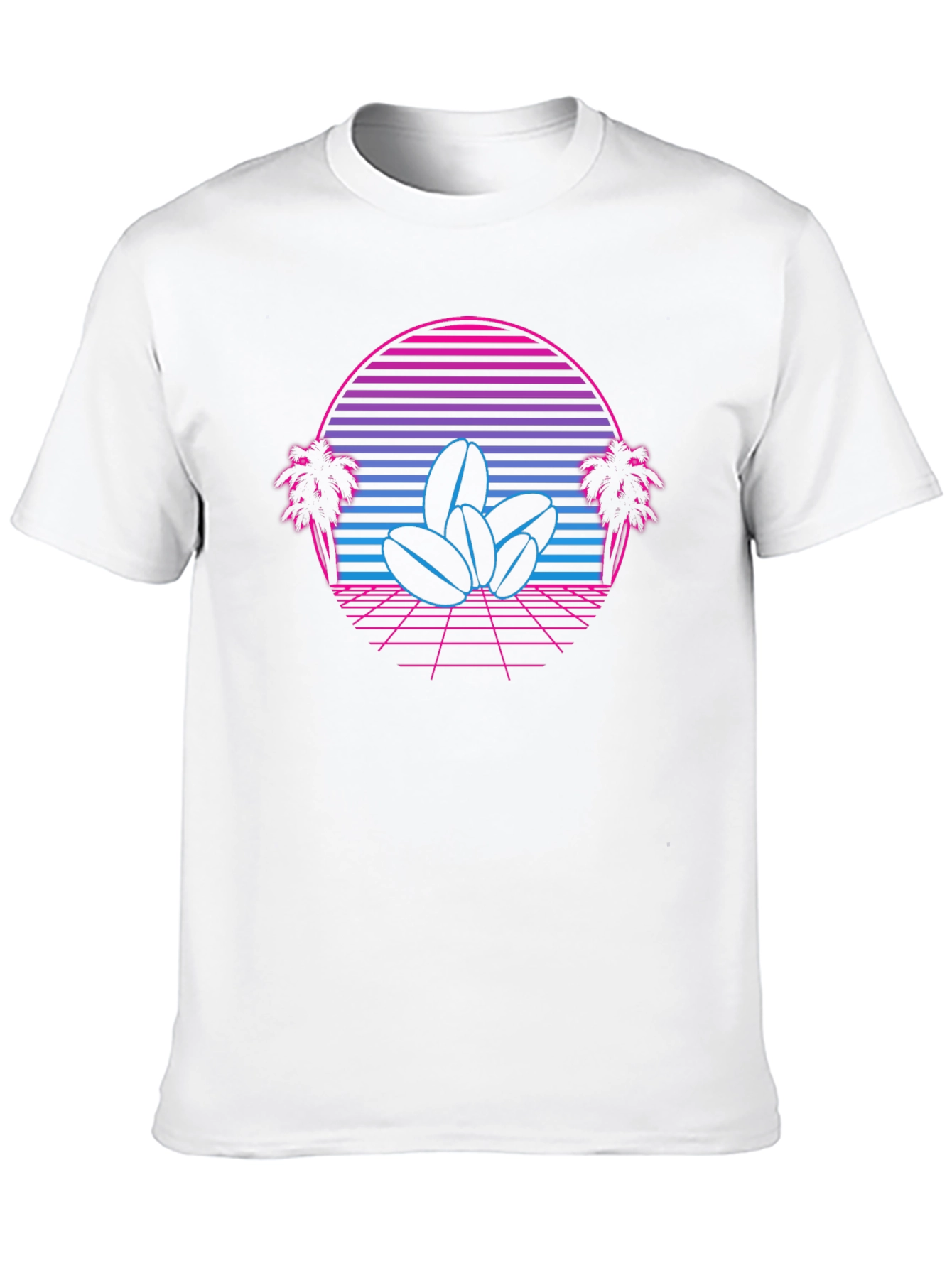 Retro Coffee Bean Sunset Graphic Tee