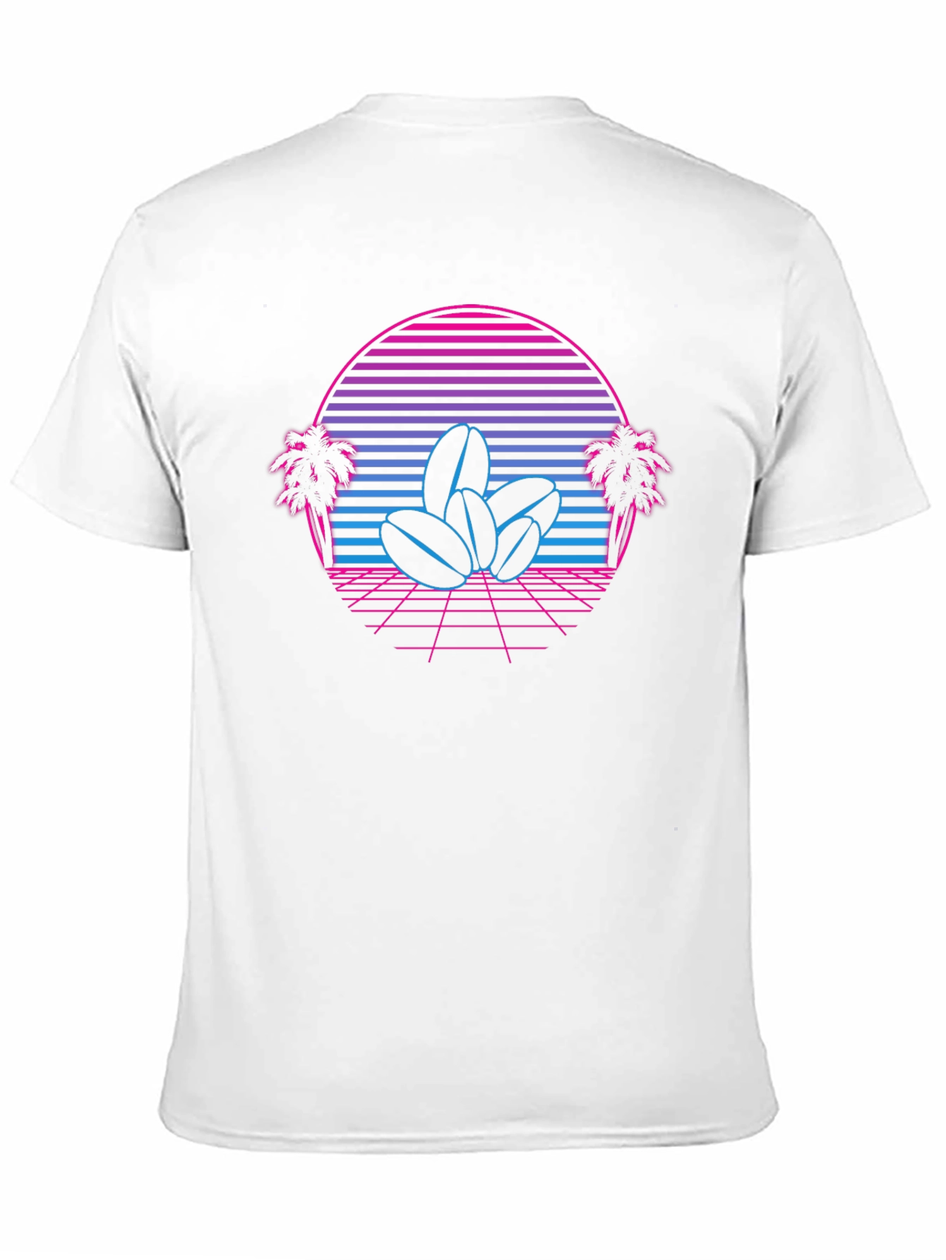 Retro Coffee Bean Sunset Graphic Tee