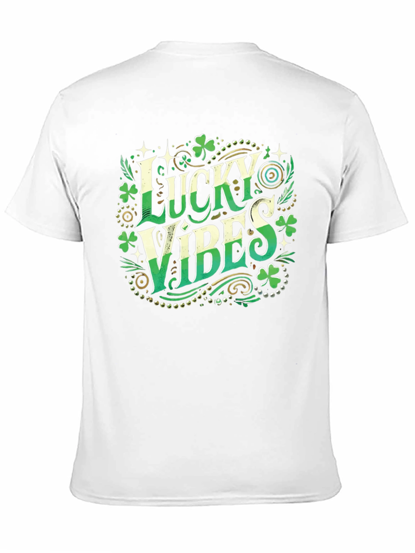 Lucky Vibes St. Patricks Day Graphic Tee