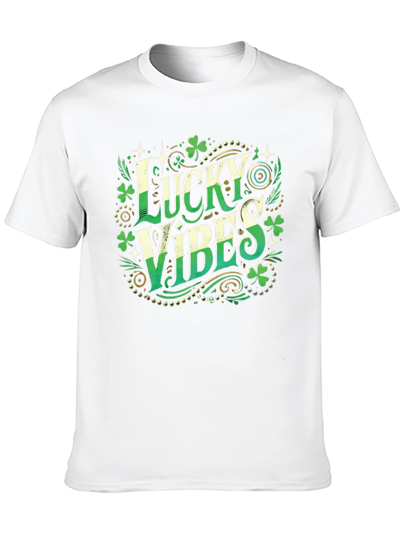 Lucky Vibes St. Patricks Day Graphic Tee