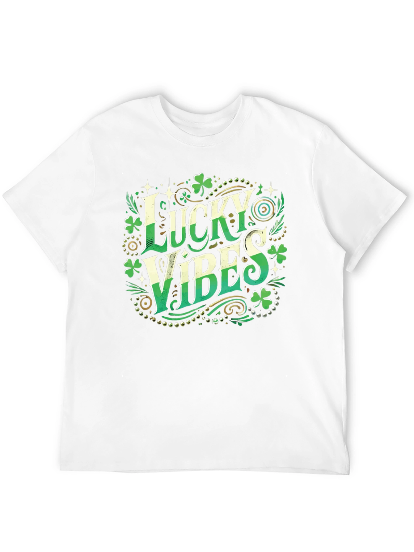 Lucky Vibes St. Patricks Day Graphic Tee