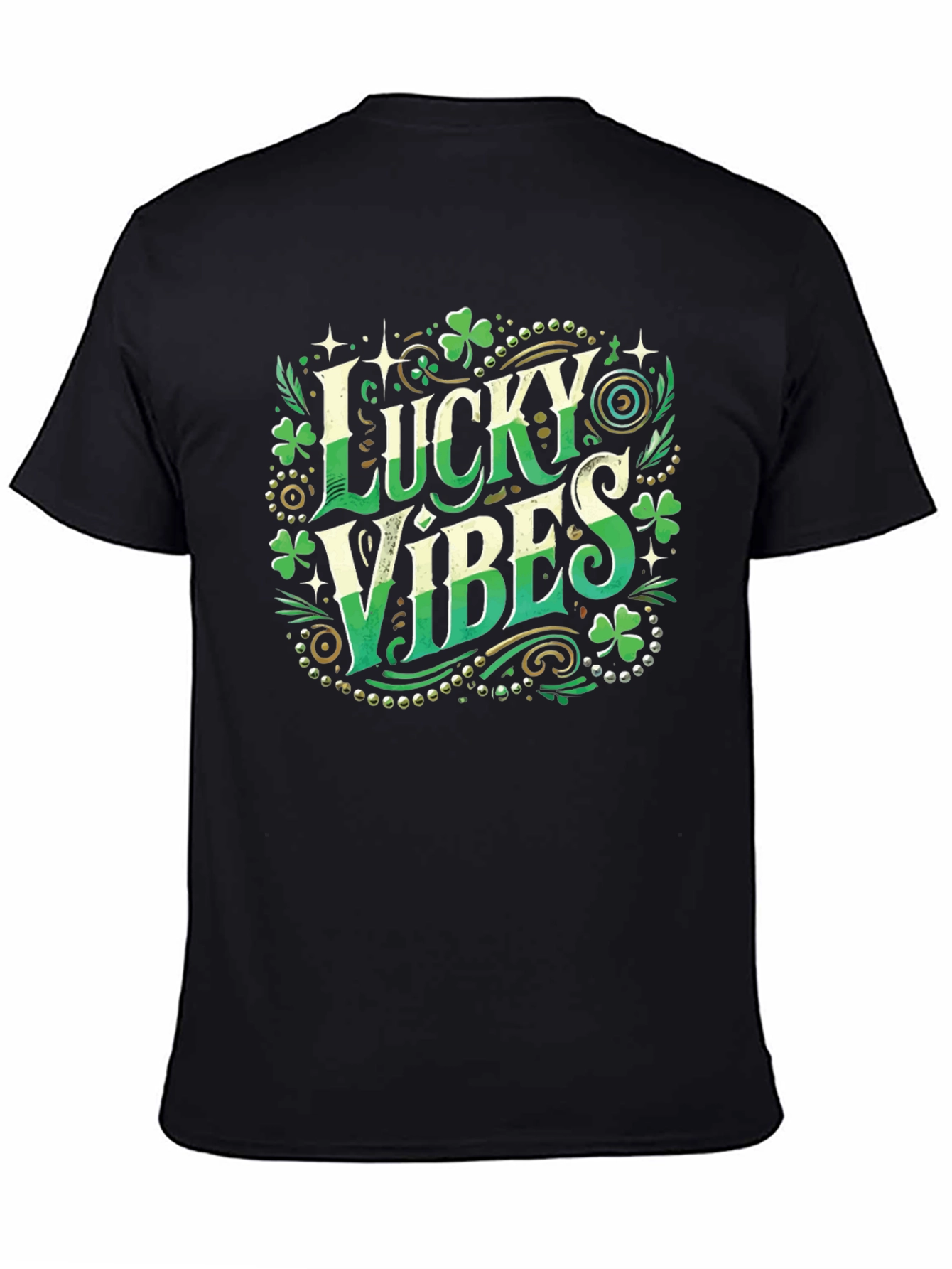 Lucky Vibes St. Patricks Day Graphic Tee