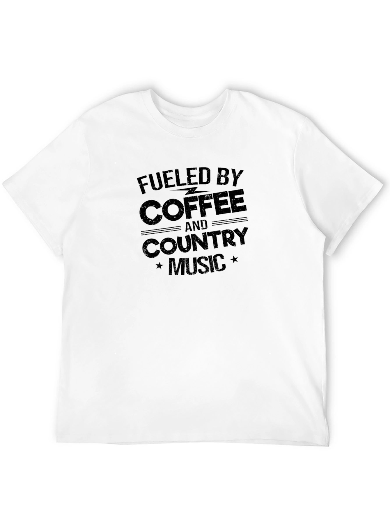 Fueled By Coffee & Country Music Graphic T-Shirt