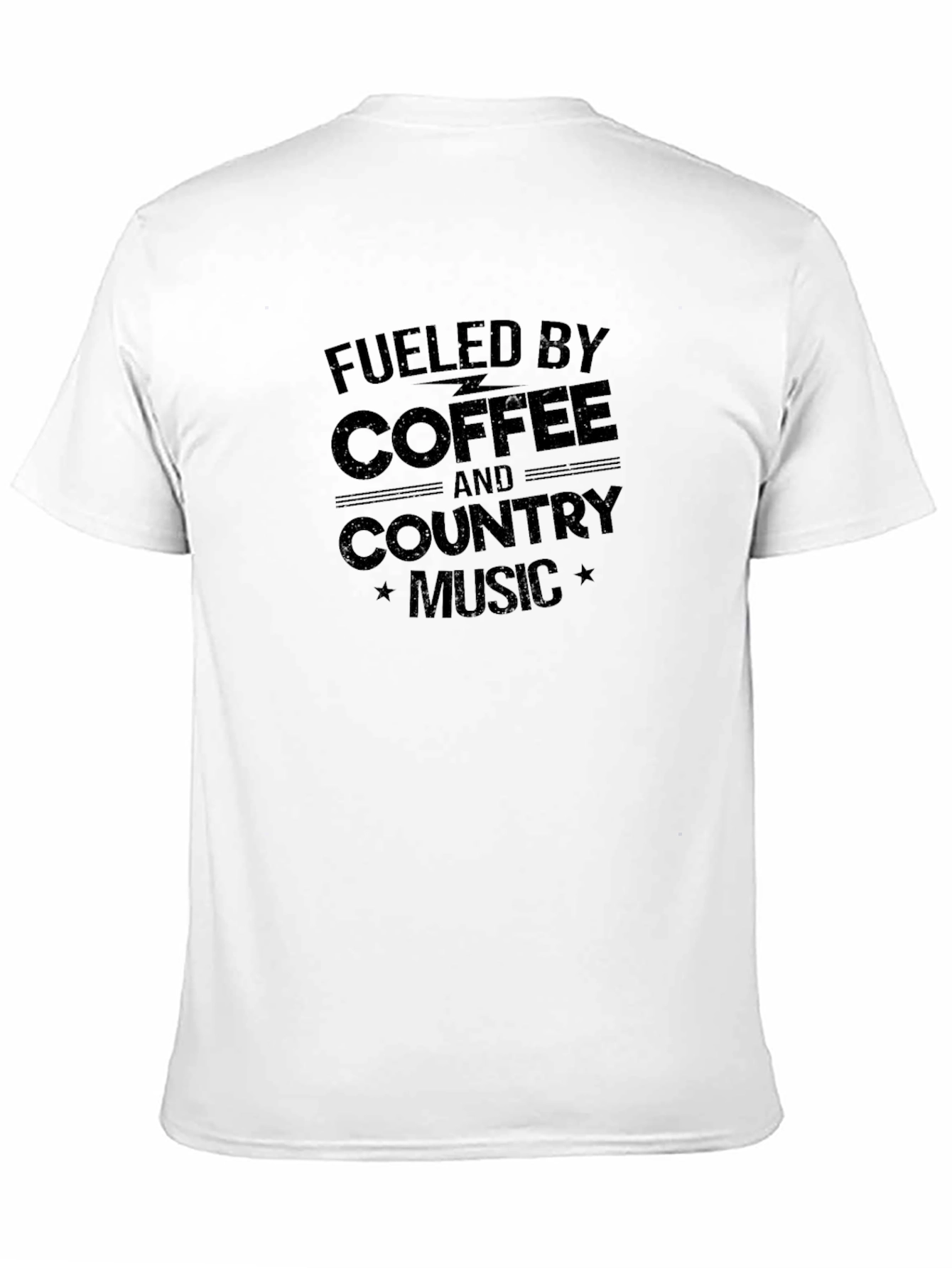 Fueled By Coffee & Country Music Graphic T-Shirt