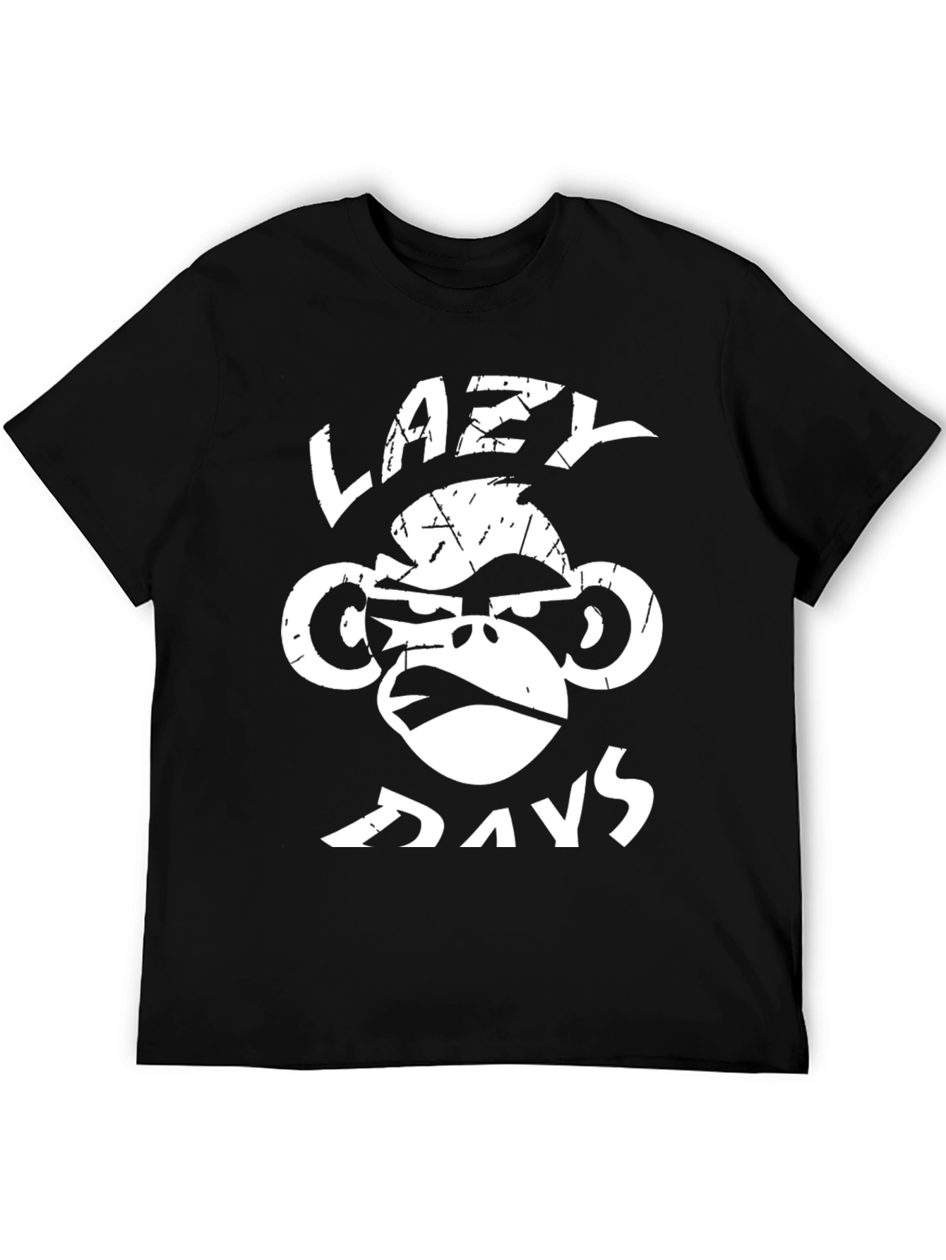 Lazy Monkey Days Graphic T-Shirt - Relaxed Fit