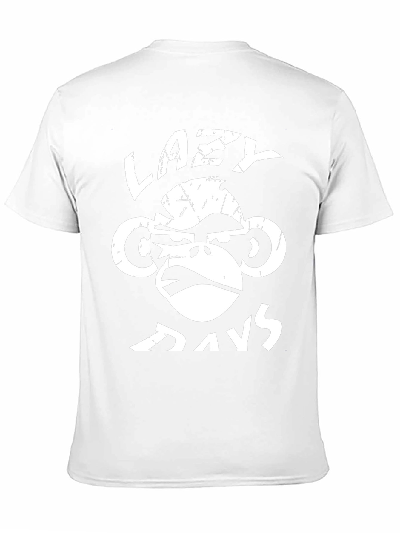 Lazy Monkey Days Graphic T-Shirt - Relaxed Fit