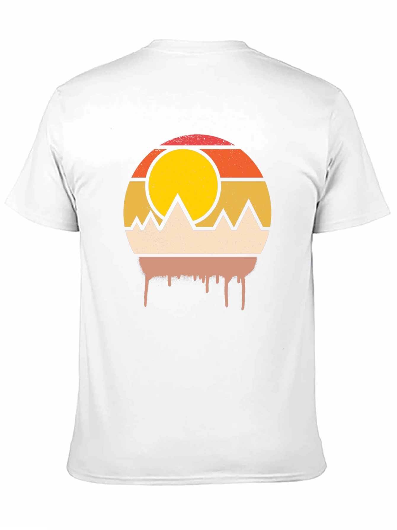 Retro Mountain Sunset Graphic Tee