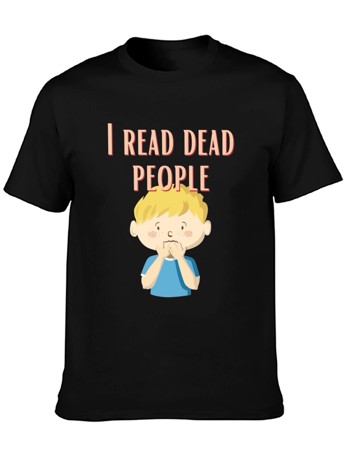 I Read Dead People Graphic Tee - Black
