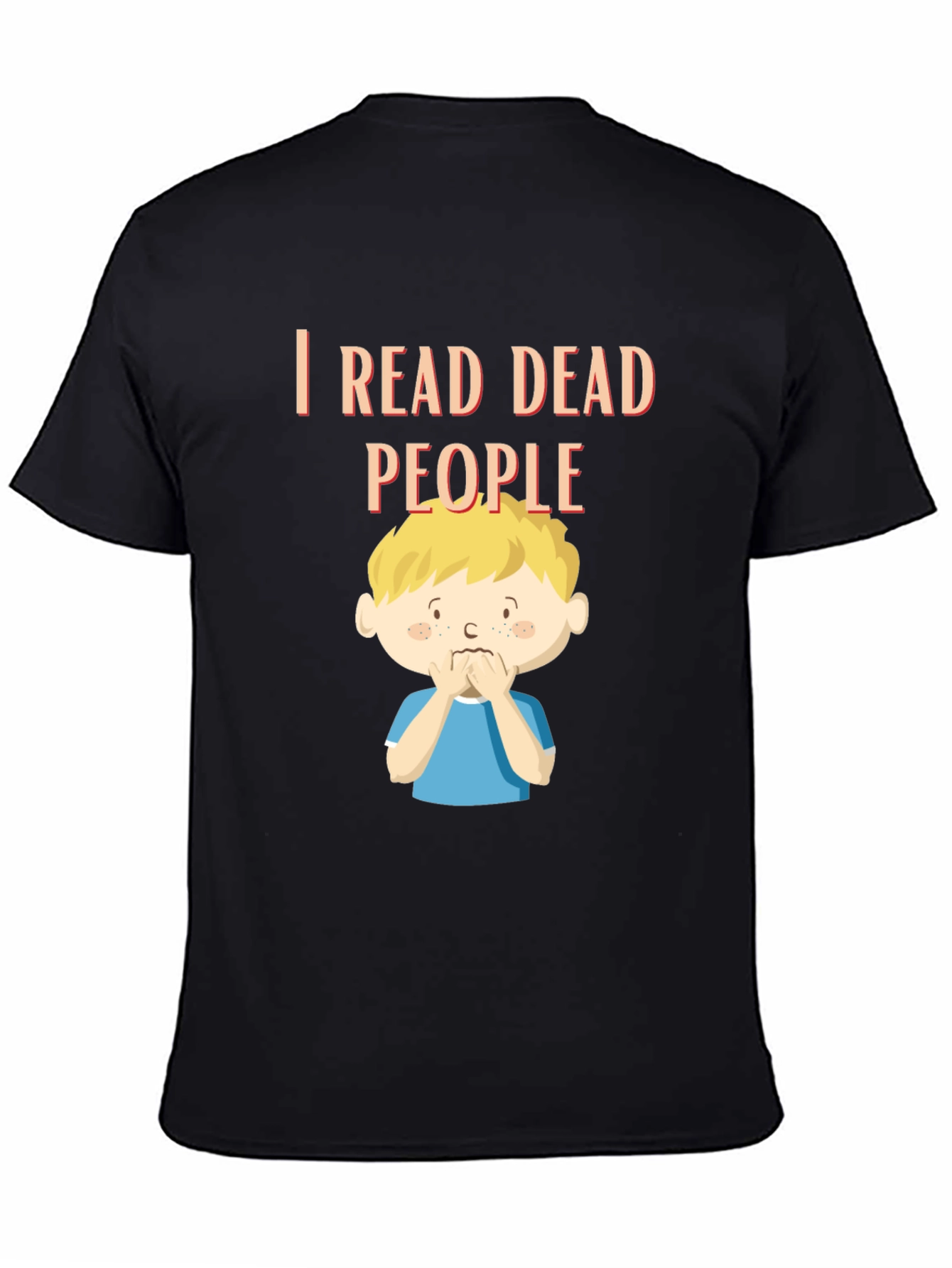 I Read Dead People Graphic Tee - Black